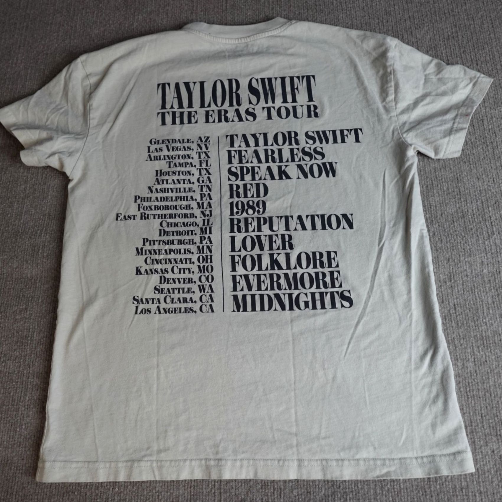 Vintage VINTAGE Taylor Swift Shirt M Beige The Erss Tour Double Sided Official T-Shirt Mens Size US M / EU 48-50 / 2 - 3 Thumbnail