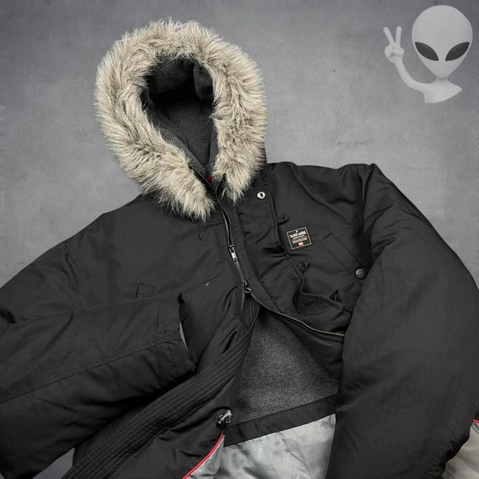 Other Ecko Unltd Hooded Puffer Parka Mens M Black Faux Fur Trim Size US M / EU 48-50 / 2 - 2 Thumbnail
