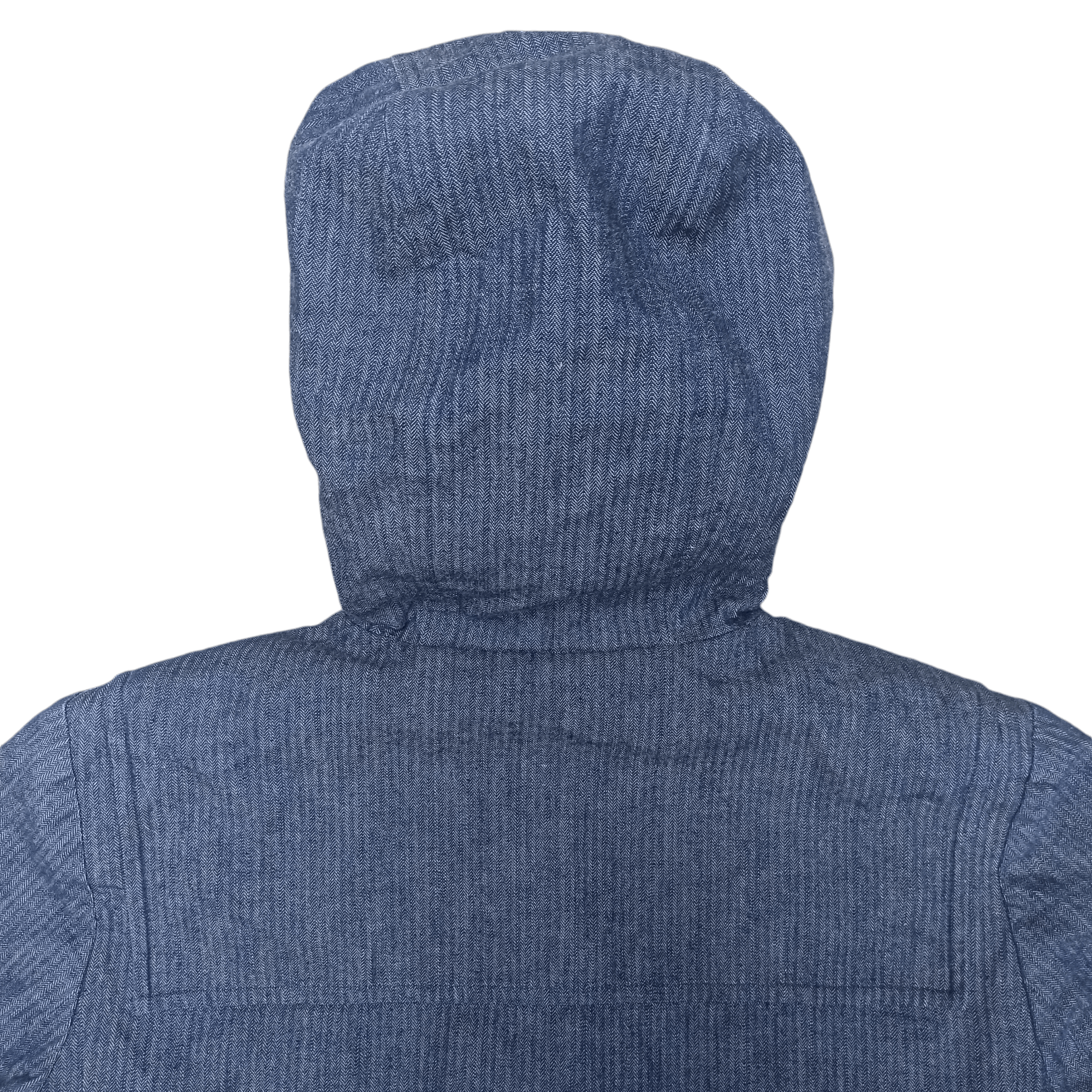 A.P.C. Jacket APC Striped Blue Jeans Hoodie Size M / US 6-8 / IT 42-44 - 7 Thumbnail