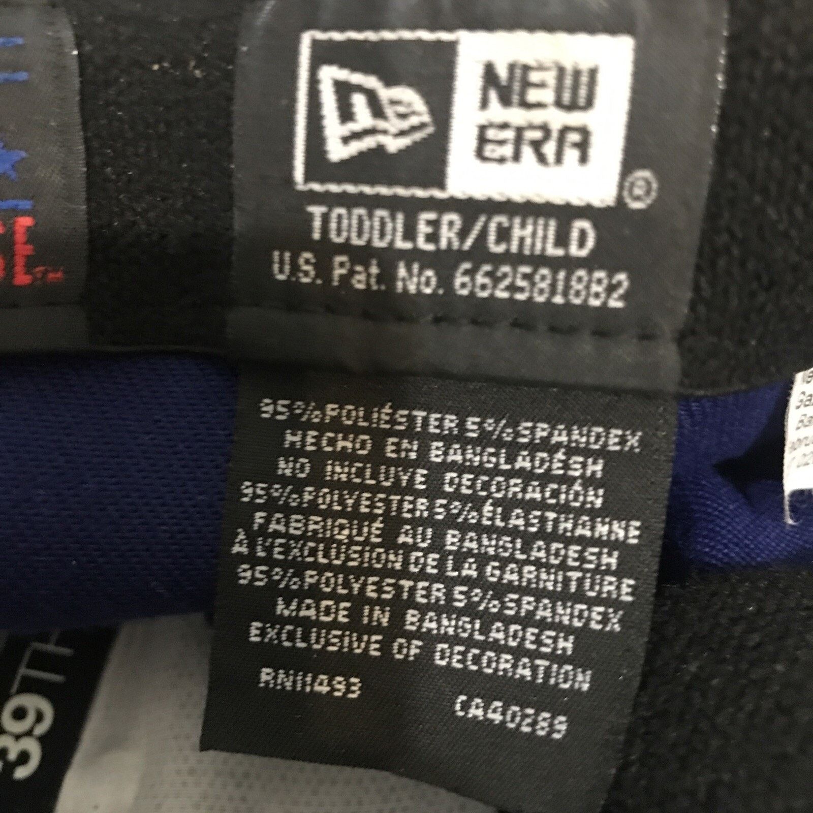 MLB Los Angeles Dodgers New Era 59fifty Toddler/Child Hat Size ONE SIZE - 10 Thumbnail