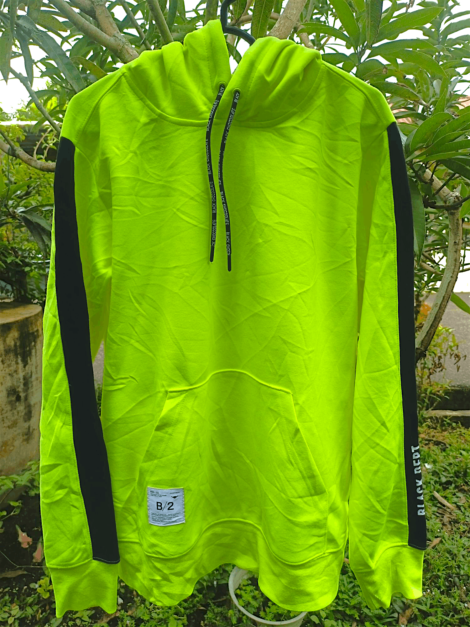 CHOCOOLATE CHOCOOLATE Black Dept Neon Hoodie Jumper Size US M / EU 48-50 / 2 - 14 Thumbnail