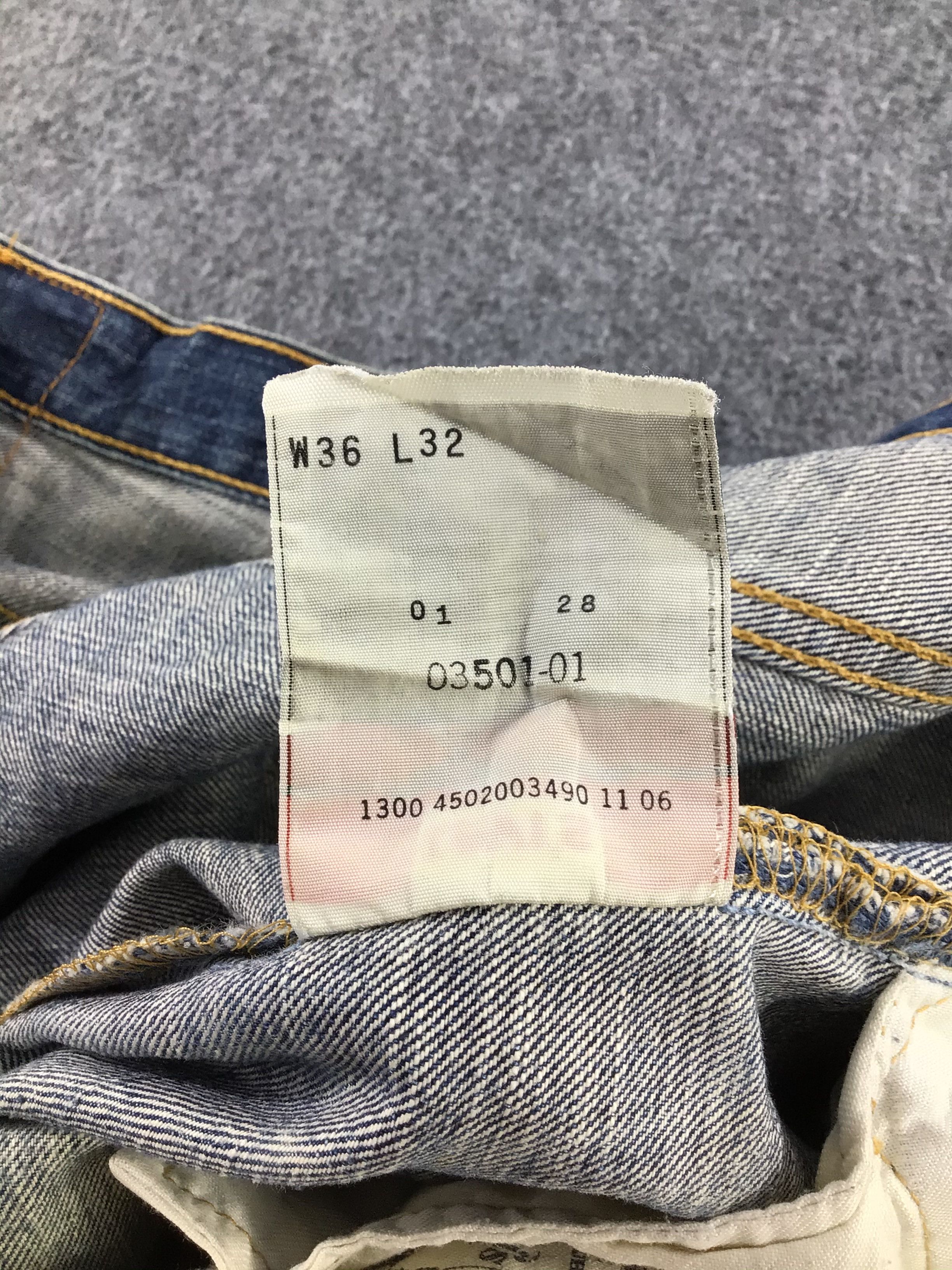 Levi's Vintage 90s Levis 501 Jeans-JM483 Size US 36 / EU 52 - 12 Thumbnail