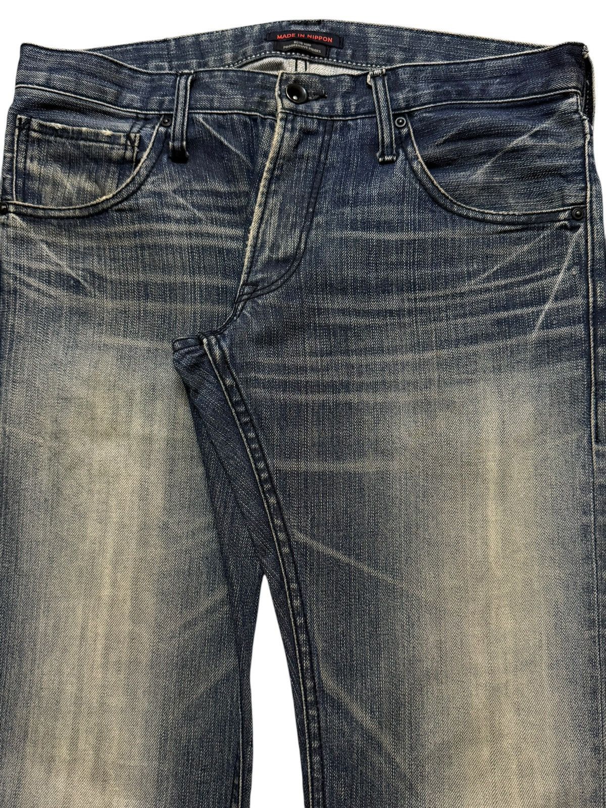 semanticdesign Vintage 90s Japanese Brand Faded Wash Distress Straight Leg Size US 31 - 3 Thumbnail