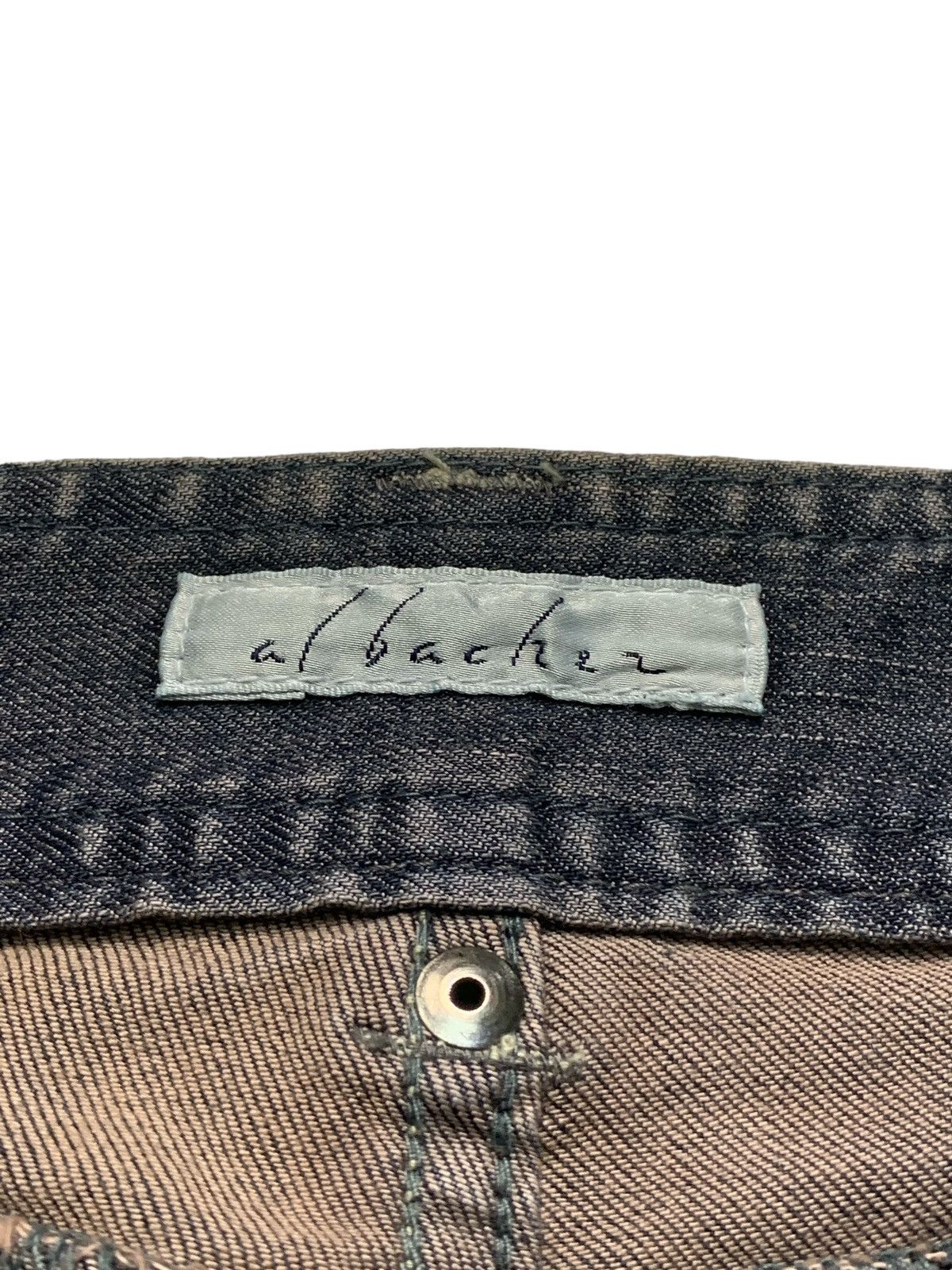 If Six Was Nine Albachez Flare Muddy Multipocket Chain Y2K Punk Size US 27 - 9 Thumbnail