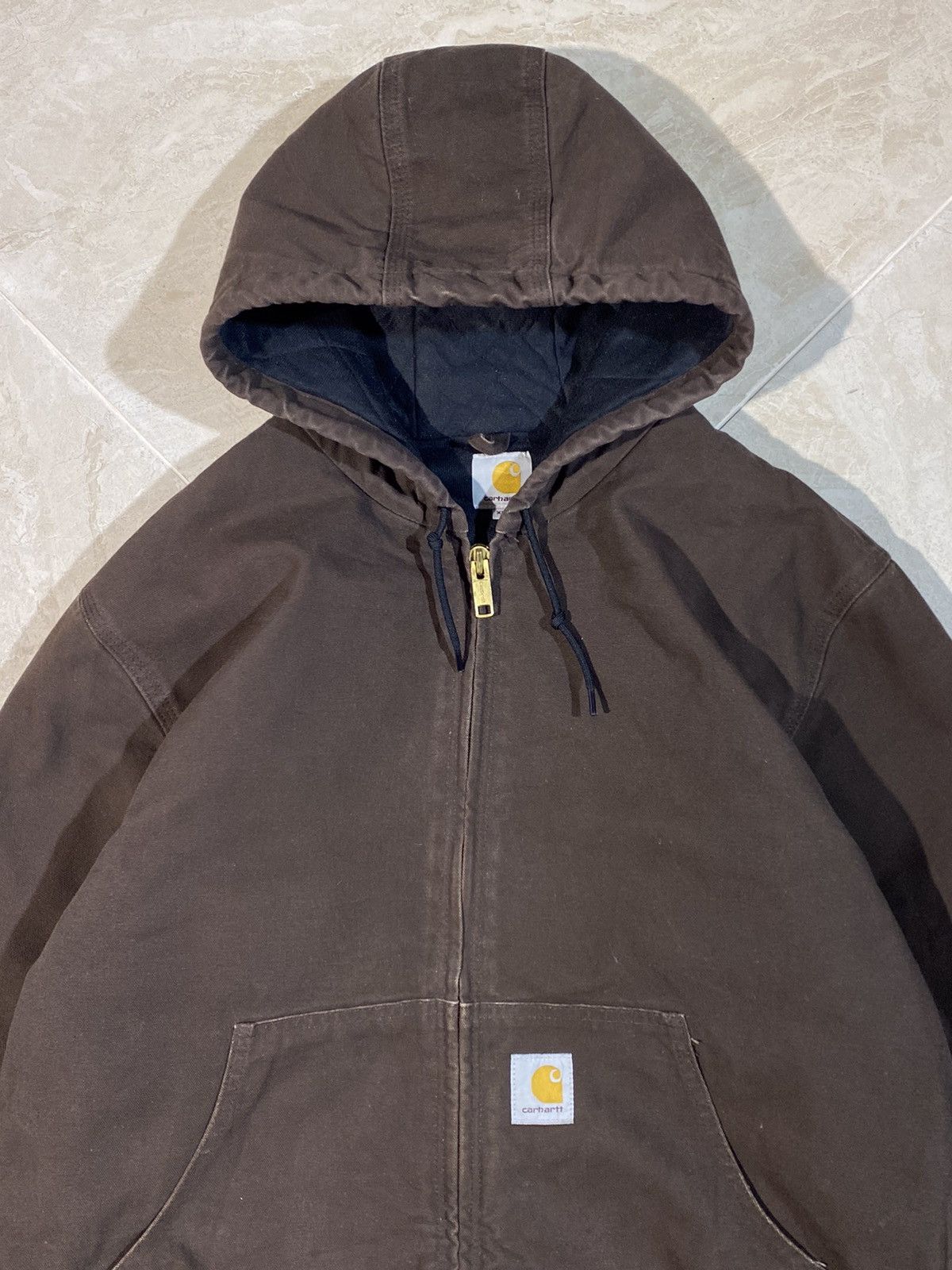 Carhartt Vintage 00s Carhartt Active work style hype brown jacket Size US XL / EU 56 / 4 - 6 Thumbnail