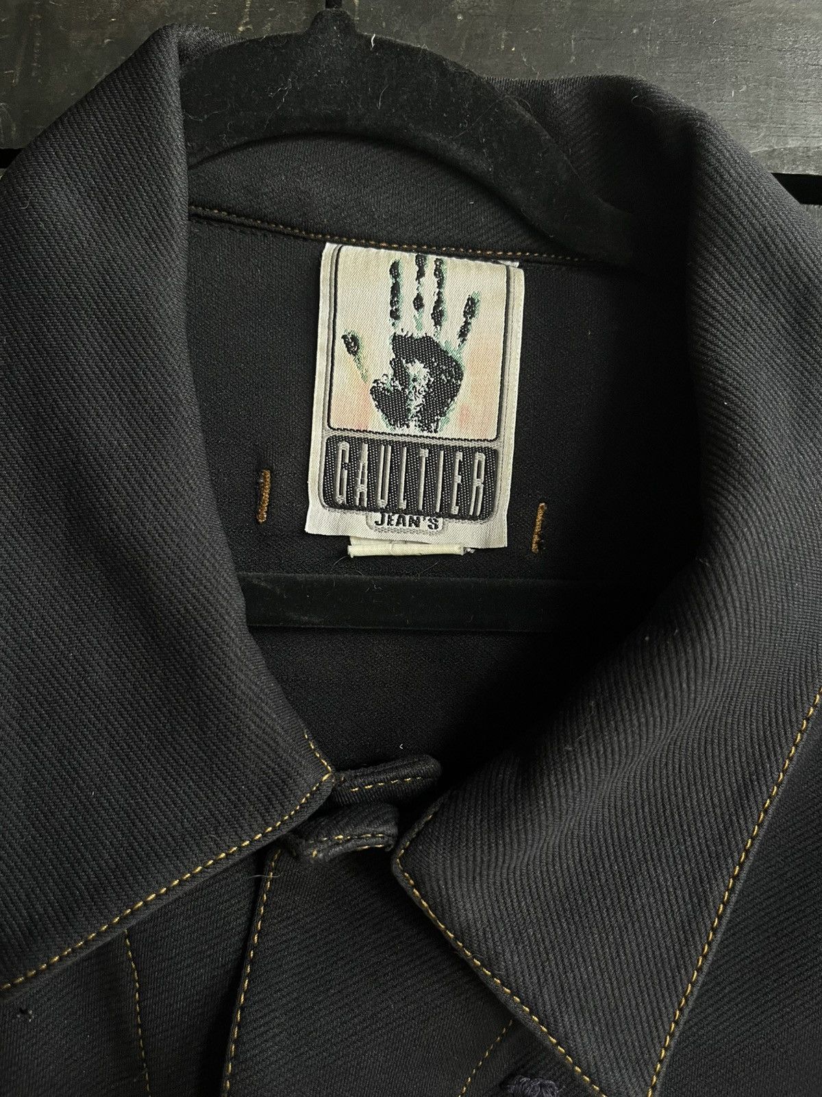 Jean Paul Gaultier Old JPG jeans vest. Cool hardware, leather panels Size US L / EU 52-54 / 3 - 2 Thumbnail