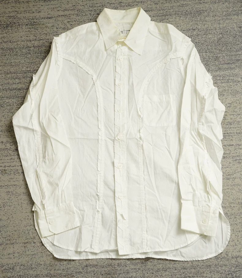 Yohji Yamamoto Yohji Yamamoto Serrated shirt Size US M / EU 48-50 / 2 - 1 Thumbnail