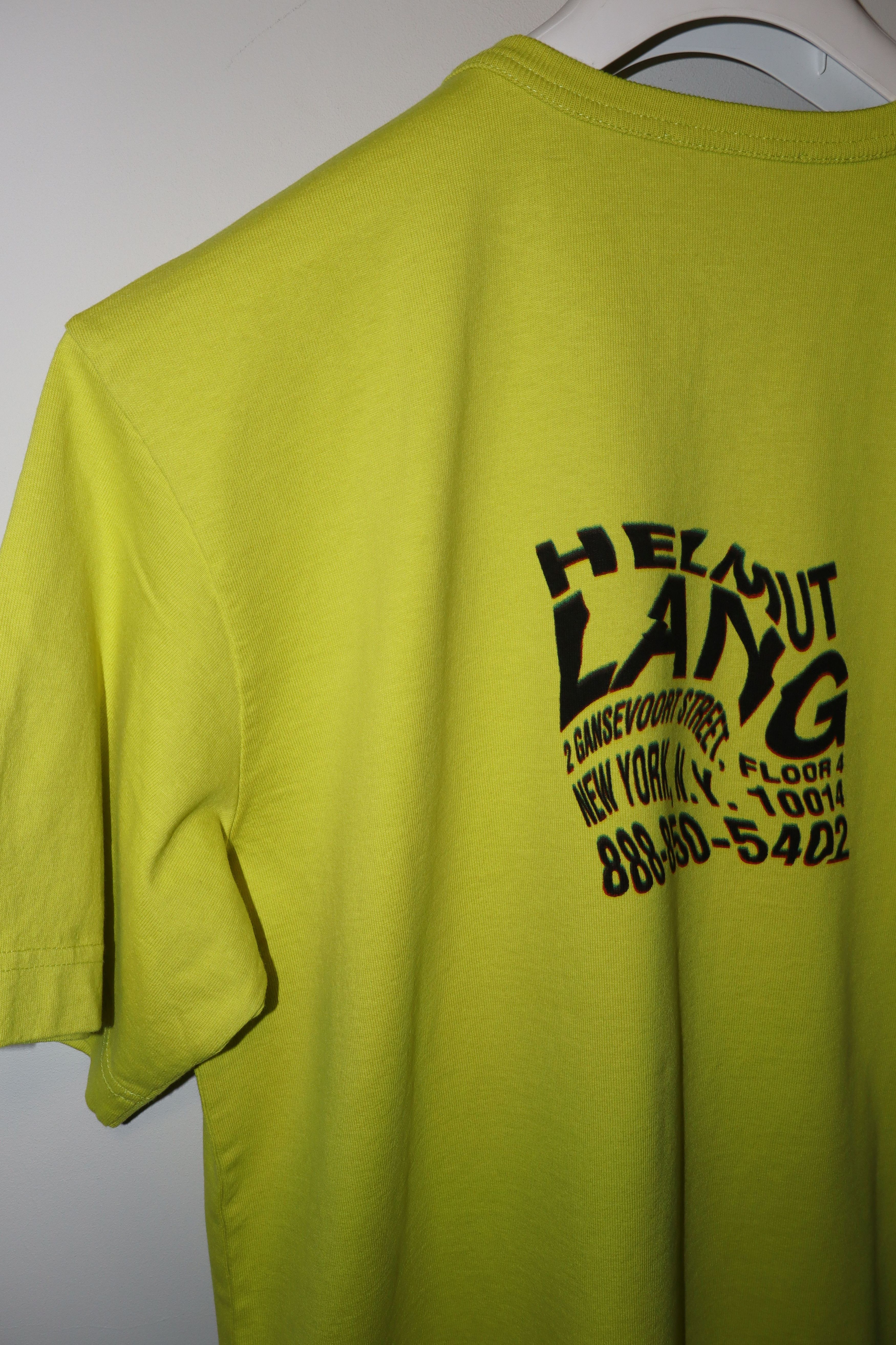 Helmut Lang Wrap logo t-shirt Size US M / EU 48-50 / 2 - 9 Thumbnail