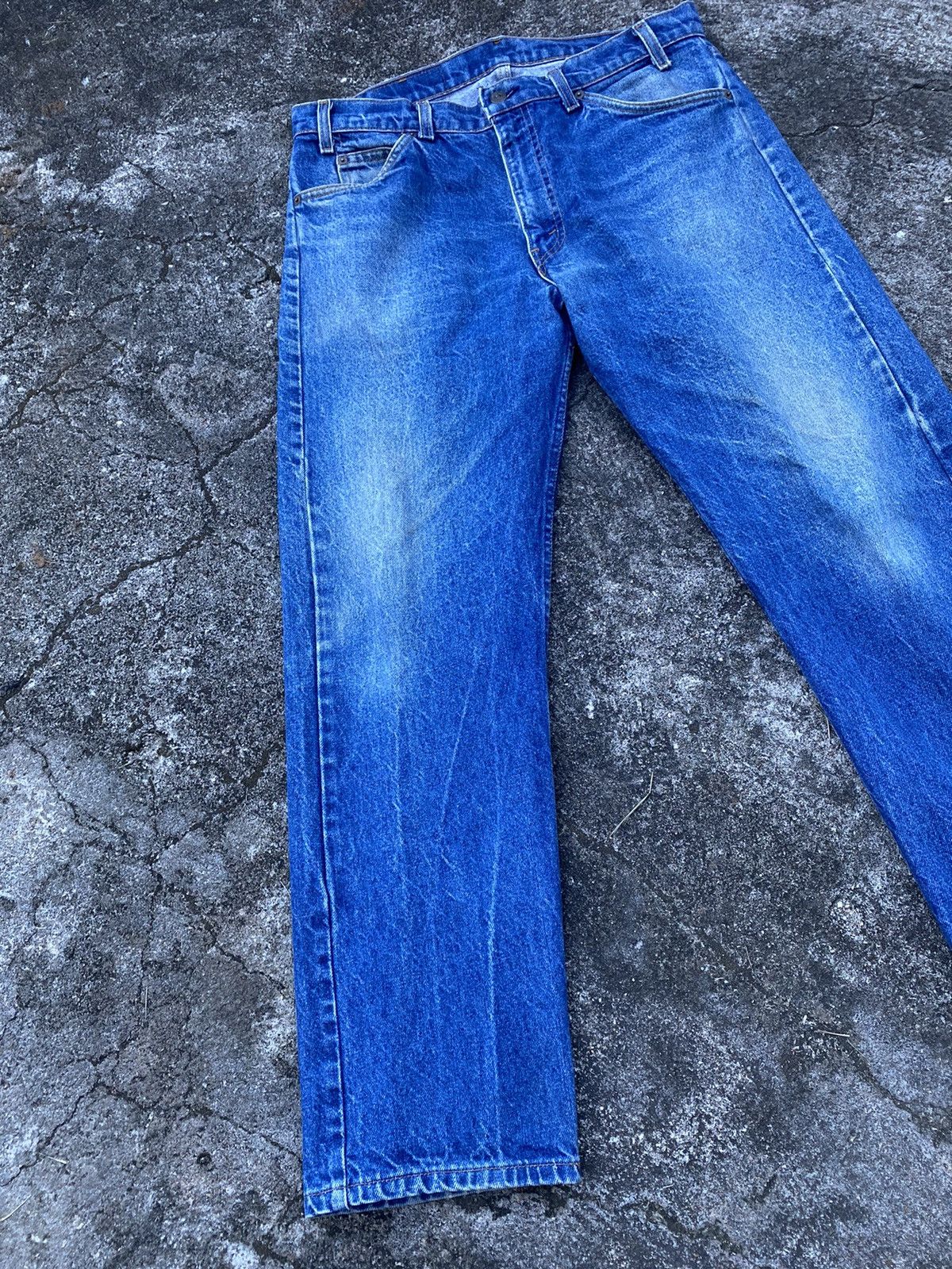 Levi's 90s Vintage Levis 505 Orange Tab Zipper Size US 34 / EU 50 - 3 Thumbnail