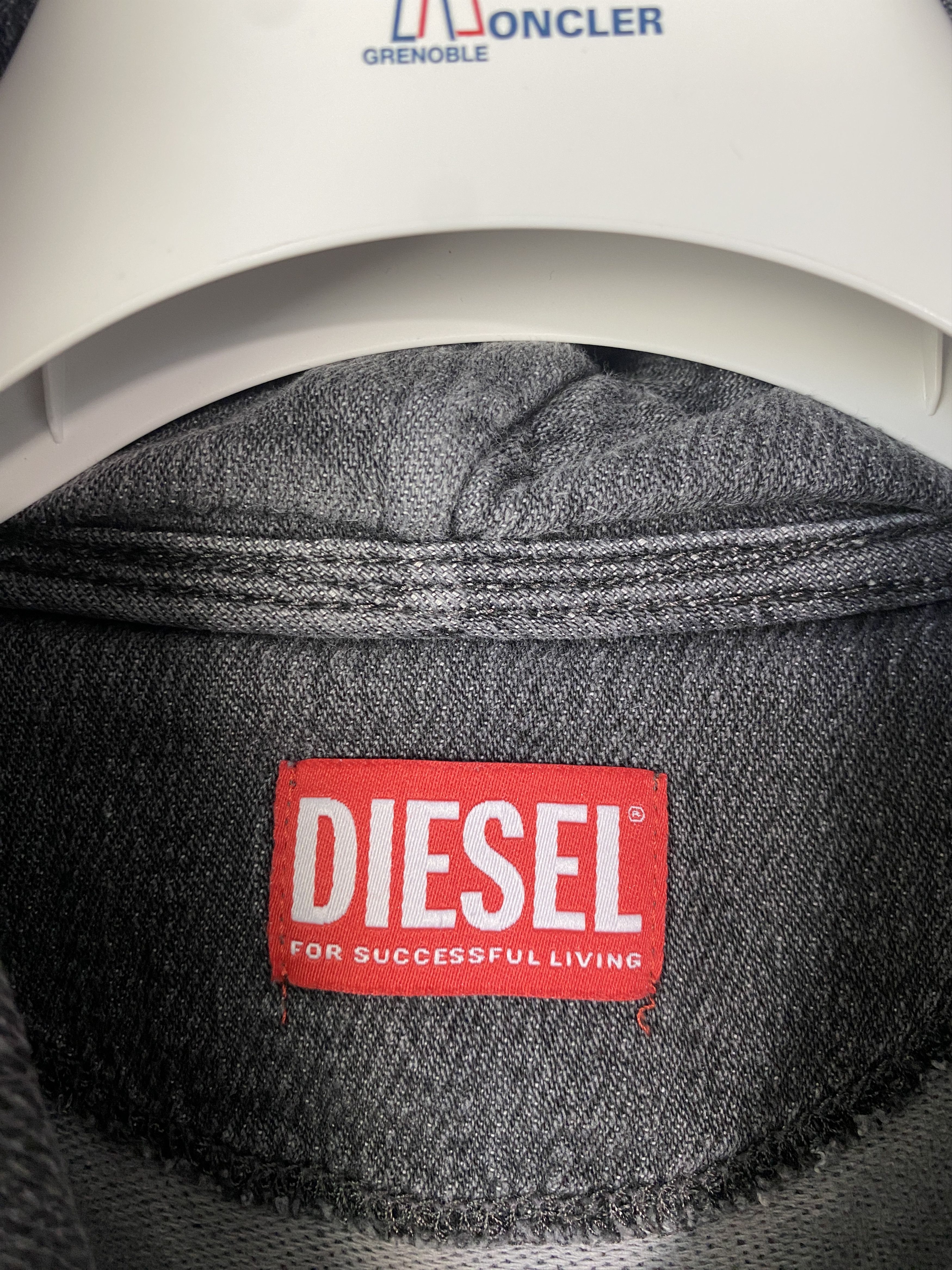 Diesel Diesel multi logo hoodie y2k 00s avant garde opium Size US S / EU 44-46 / 1 - 3 Thumbnail