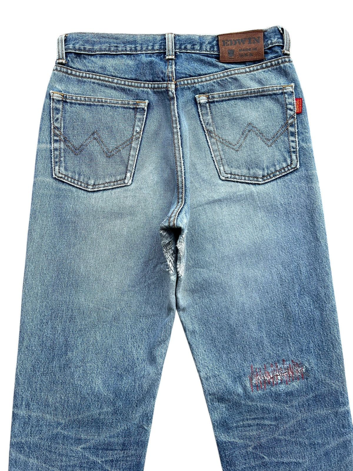 Edwin Vintage Edwin USA Distressed Denim Jeans 30x32 Size US 30 / EU 46 - 5 Thumbnail