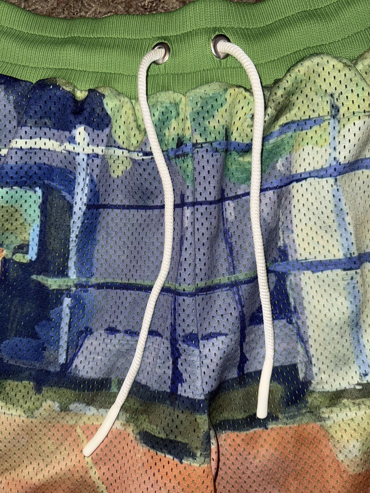 Nike Nike Men's Dri-Fit 5” Graphic Printed Mesh Basketball Shorts Size US 34 / EU 50 - 3 Thumbnail