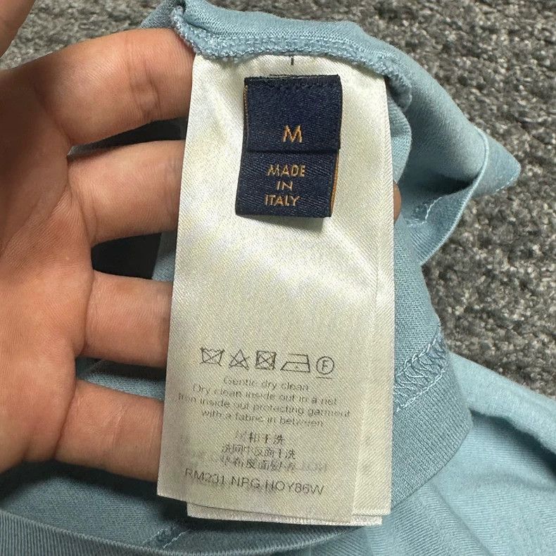 Louis Vuitton Louis Vuitton Hammer Tool Embroidered Haze Blue Short Sleev Size US M / EU 48-50 / 2 - 4 Thumbnail