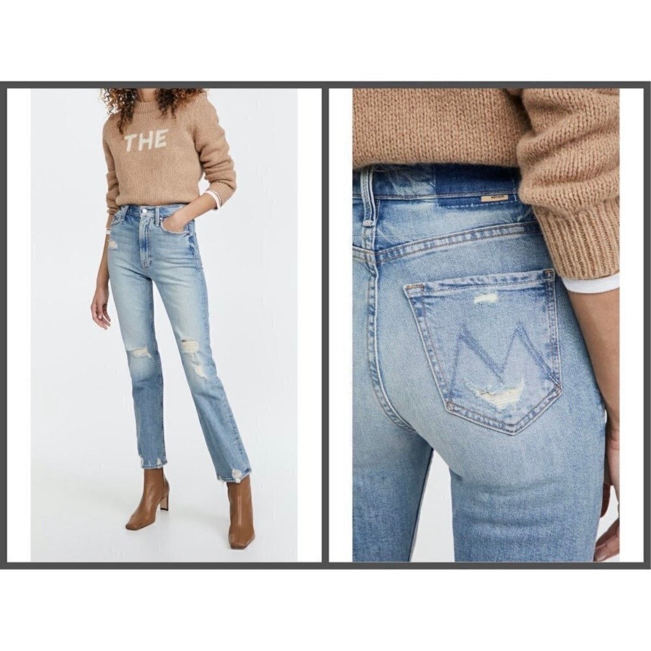 MOTHER mother high waisted rider skimp the confession jeans size 32 Size 32" / US 10 / IT 46 - 3 Thumbnail