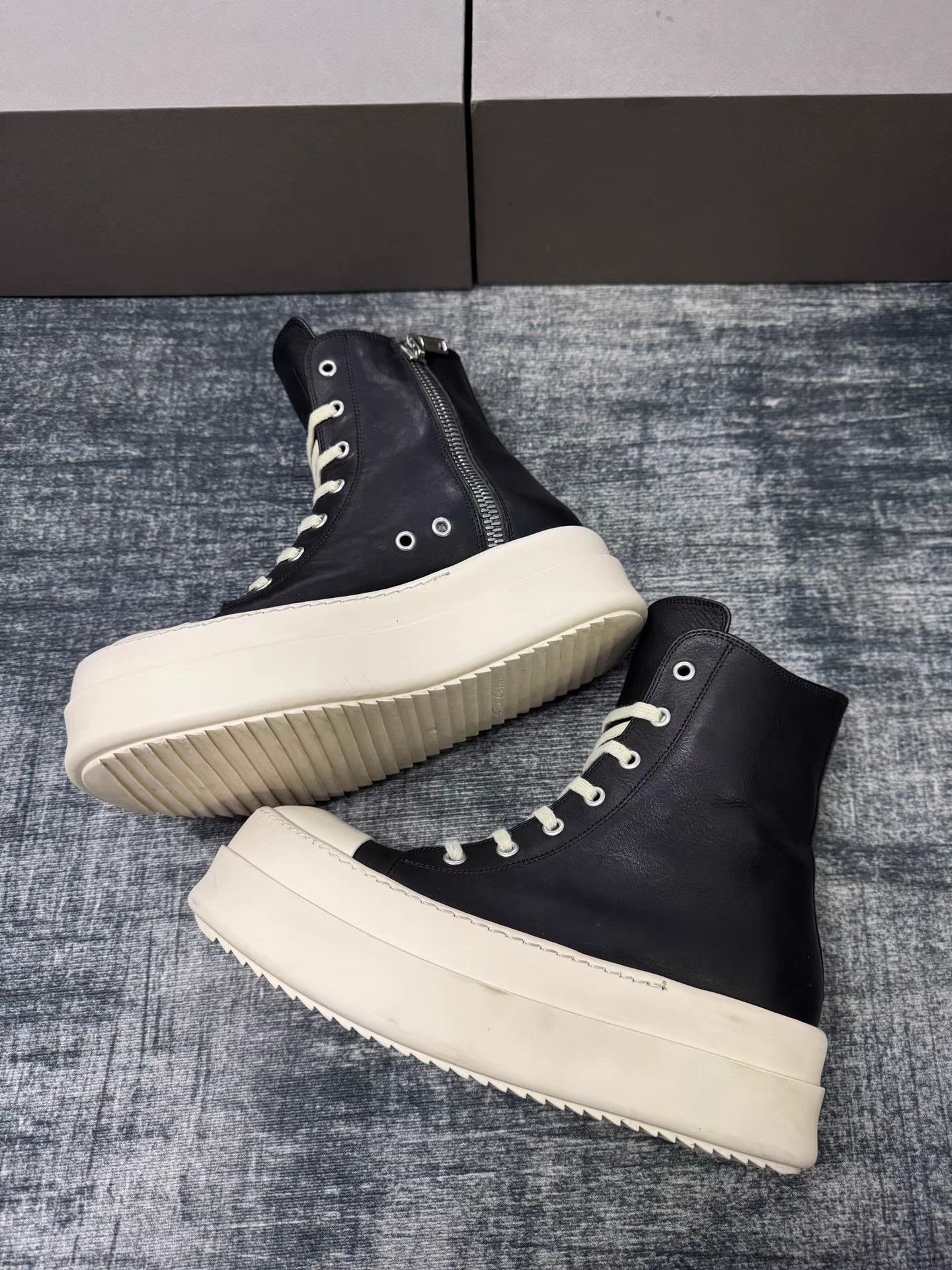 Rick Owens Rick Owens Mainline Thick Sole High Top "Big Converse" Size US 8 / IT 38 - 6 Thumbnail