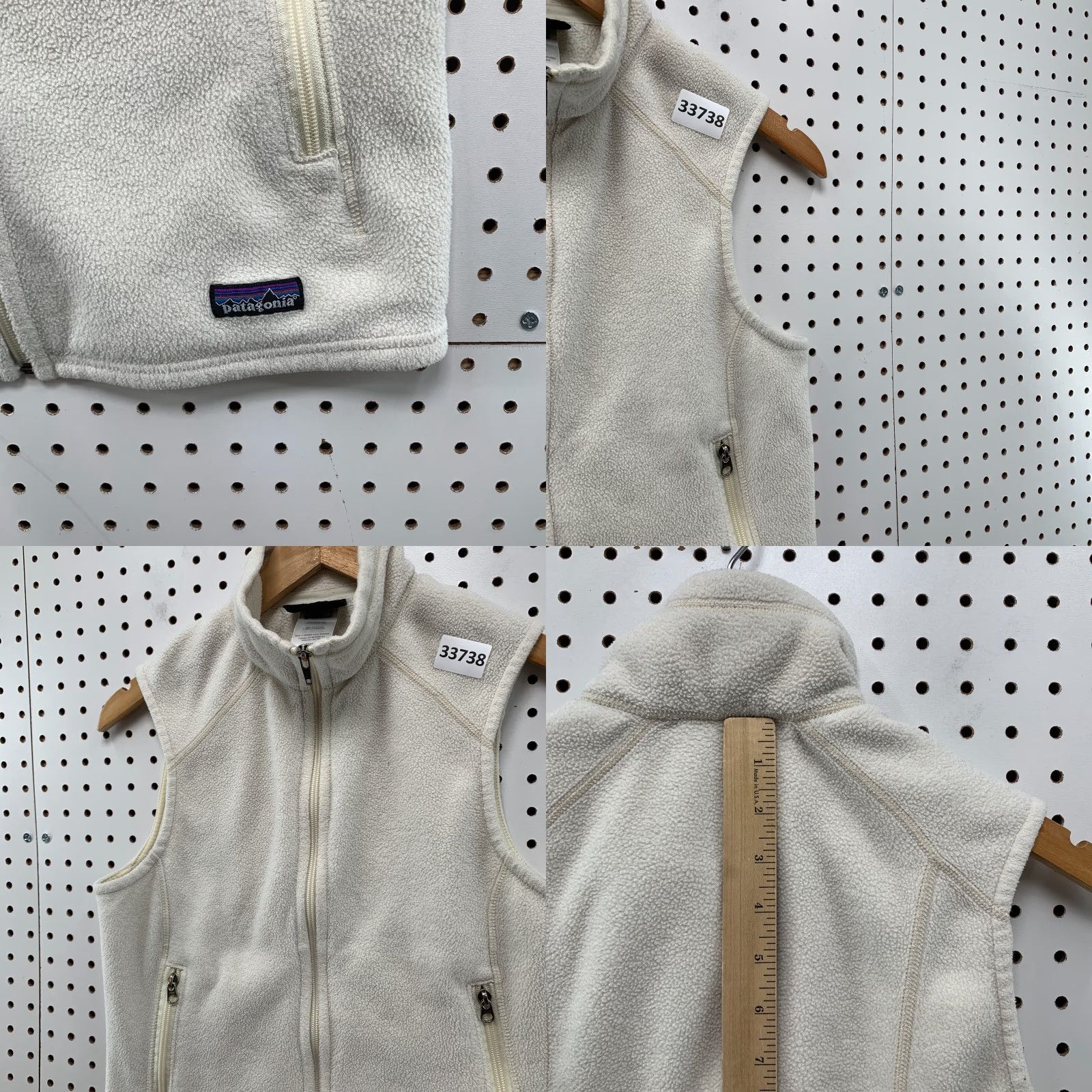 Patagonia Patagonia Vest Womens Medium Beige Synchilla FUll Zip Jacket 16.5x23 Patago​nia Synchilla Vest Full Zip Women Beige M Size M / US 6-8 / IT 42-44 - 8 Thumbnail