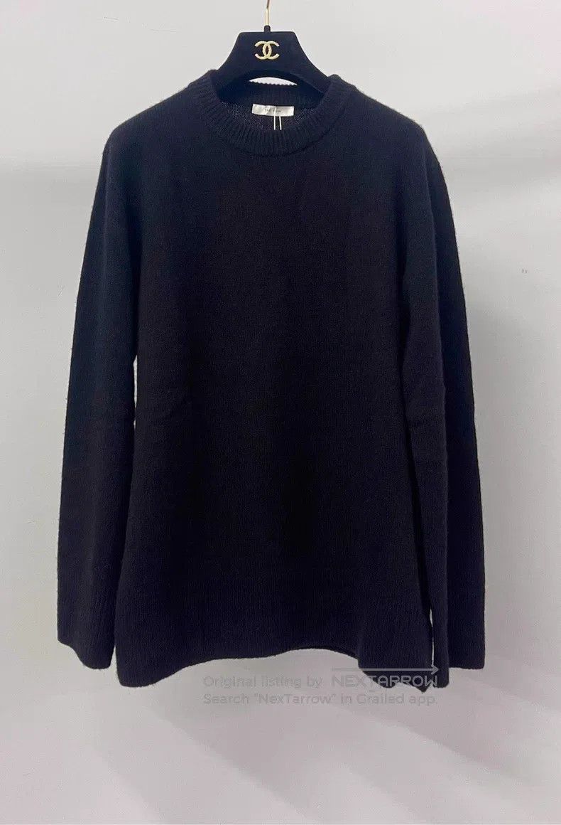 The Row The Row Black crewneck wool cashmere sweater Size XS / US 0-2 / IT 36-38 - 1 Thumbnail