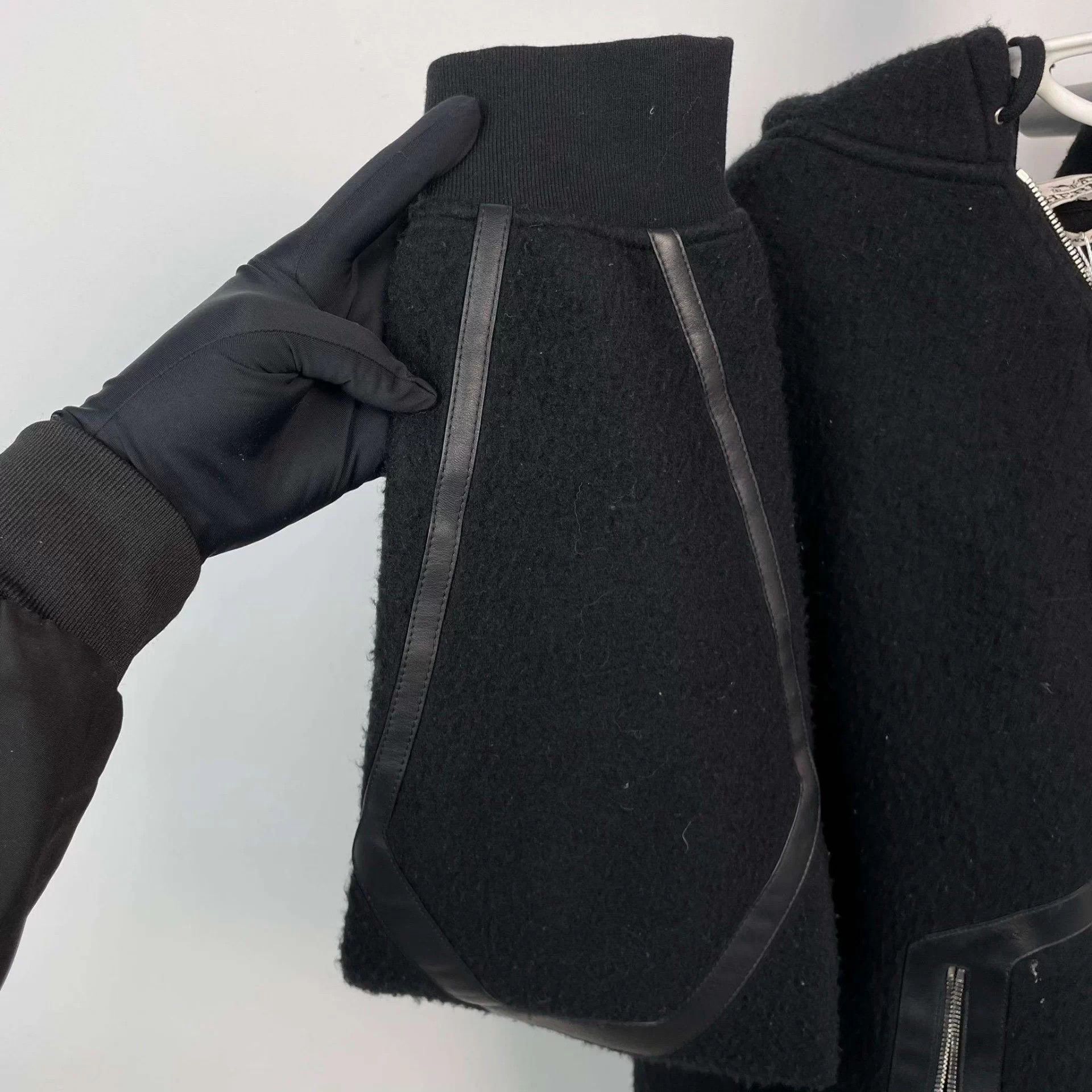 Hermes Hermès Wool Coat XL Black Size US XL / EU 56 / 4 - 7 Thumbnail