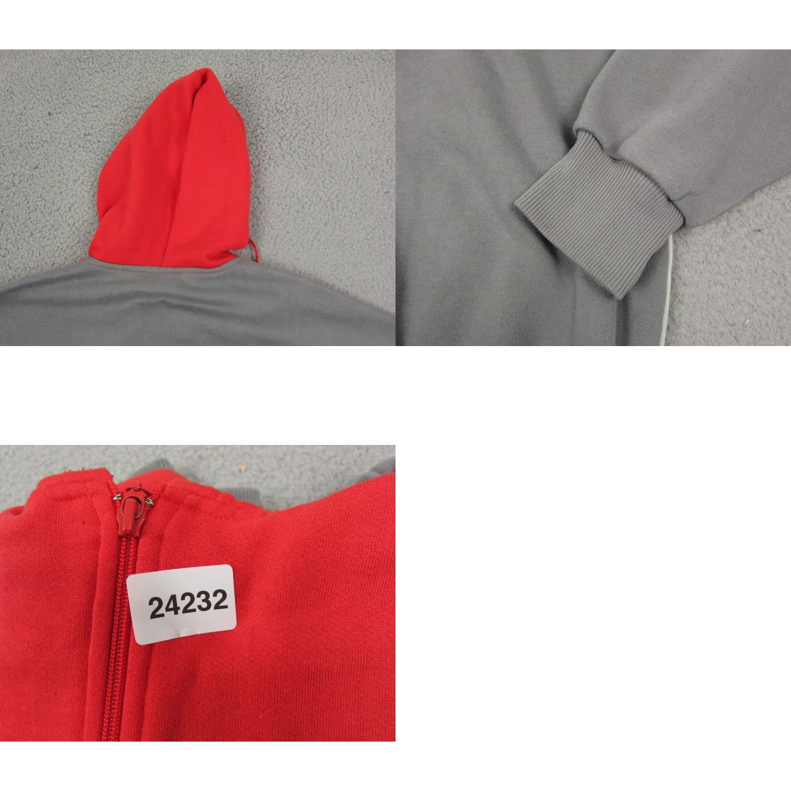 Adidas VINTAGE Adidas Hoodie Adult Small Gray Red White Sweatshirt Mens 80s 1/4 Zip Size US S / EU 44-46 / 1 - 9 Thumbnail