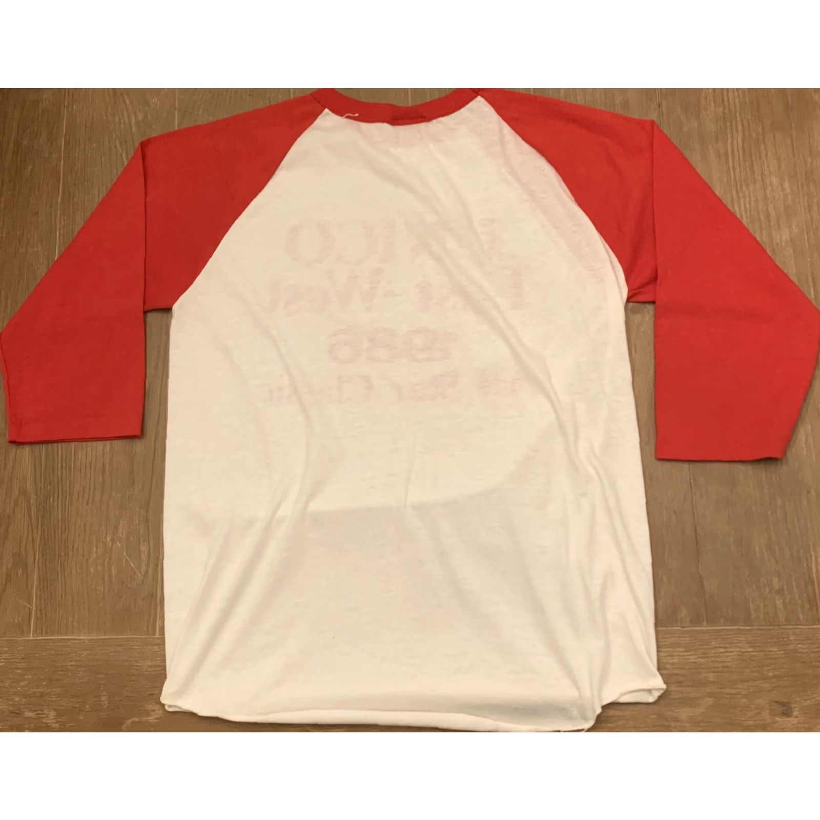 Vintage VINTAGE 1986 UNICO East West All Star Classic Baseball T Shirt M Size L Red White Harbor Light Mens Classic Fit Size US L / EU 52-54 / 3 - 6 Thumbnail