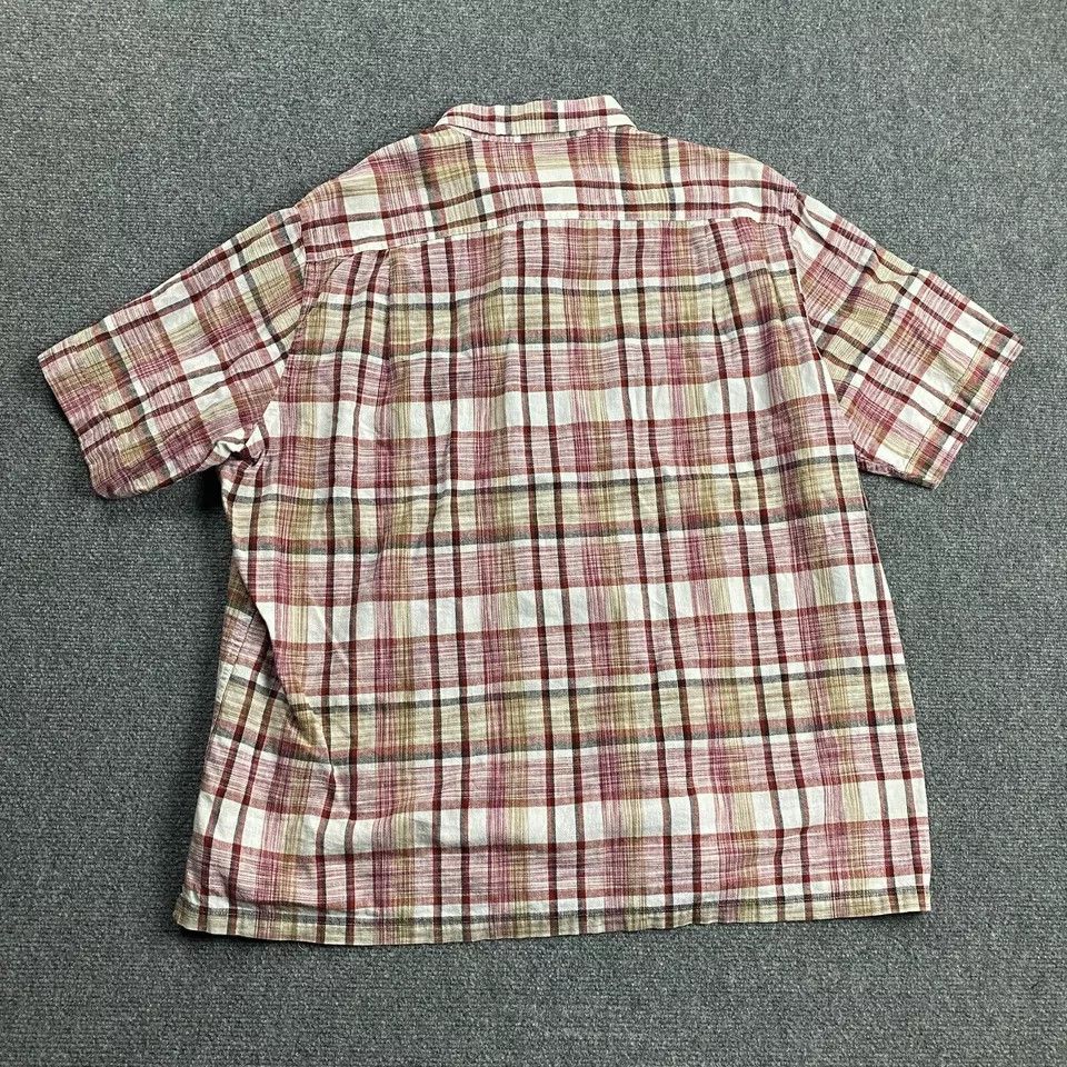 Tasso Elba Tasso Elba Island Shirt Men's Plaid XL Linen Cotton Size US XL / EU 56 / 4 - 4 Thumbnail