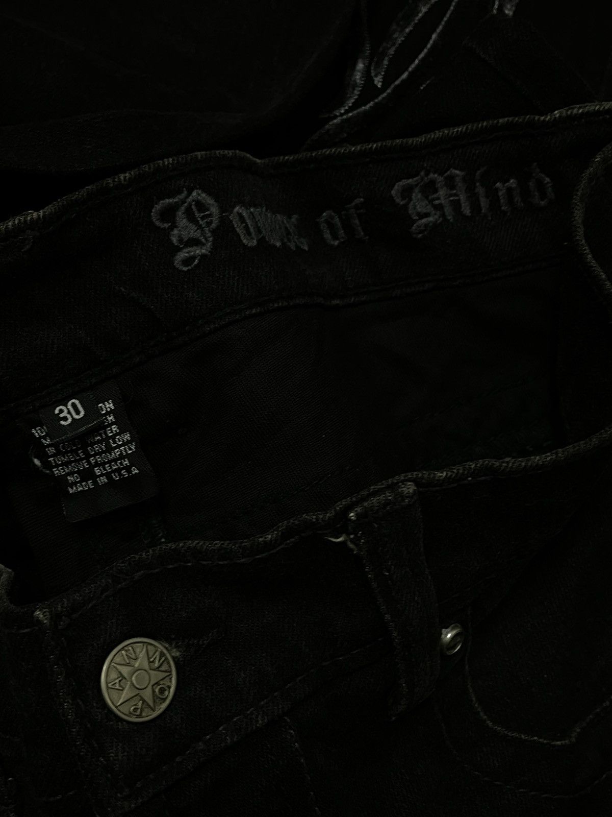 Japanese Brand Vintage 1990s Designer Eleven Eleven Usa Tribal Witch Denim Size US 30 / EU 46 - 16 Thumbnail