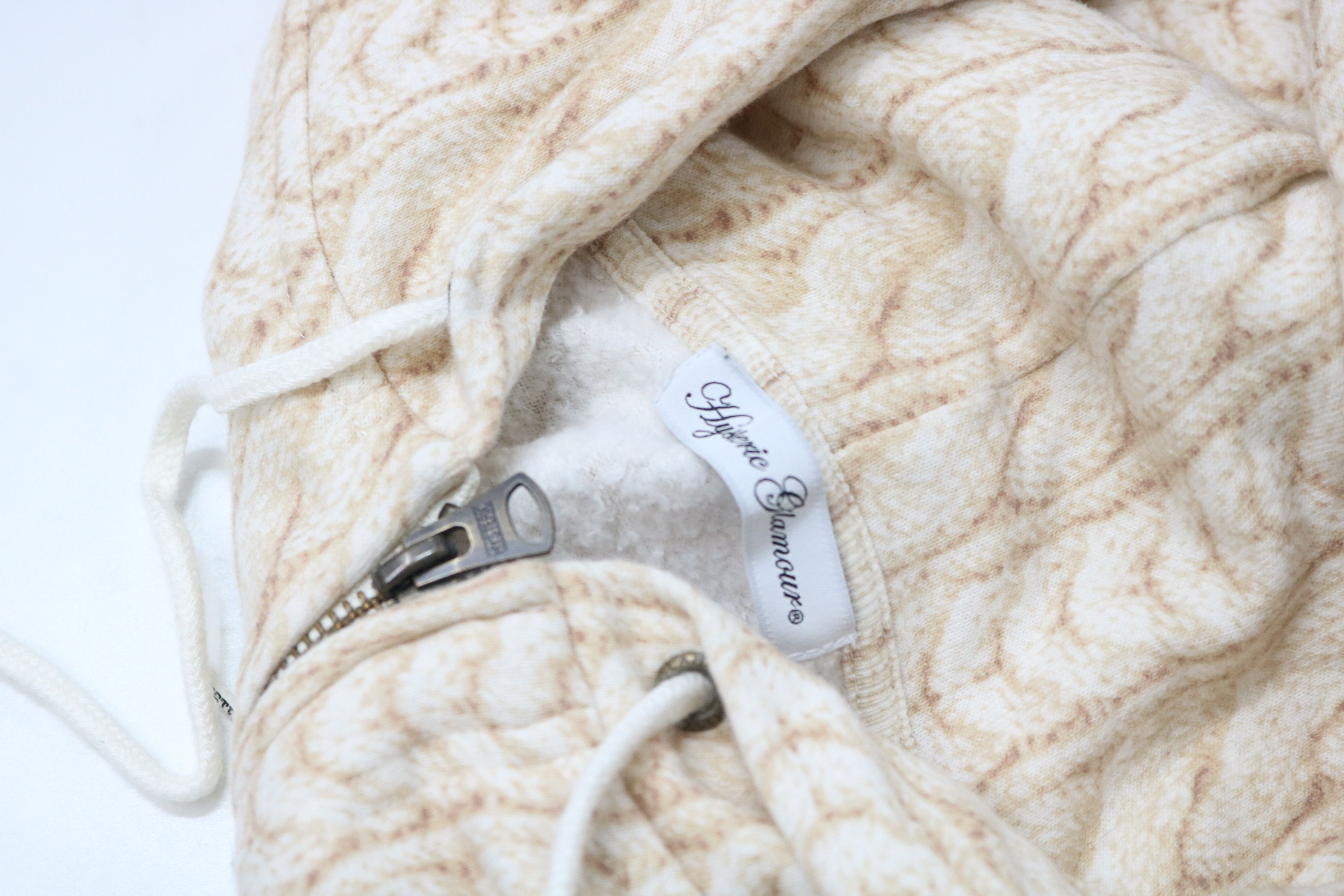 Hysteric Glamour HYSTERIC GLAMOUR Rope Pattern Zip-Up Hoodie Size ONE SIZE - 9 Thumbnail