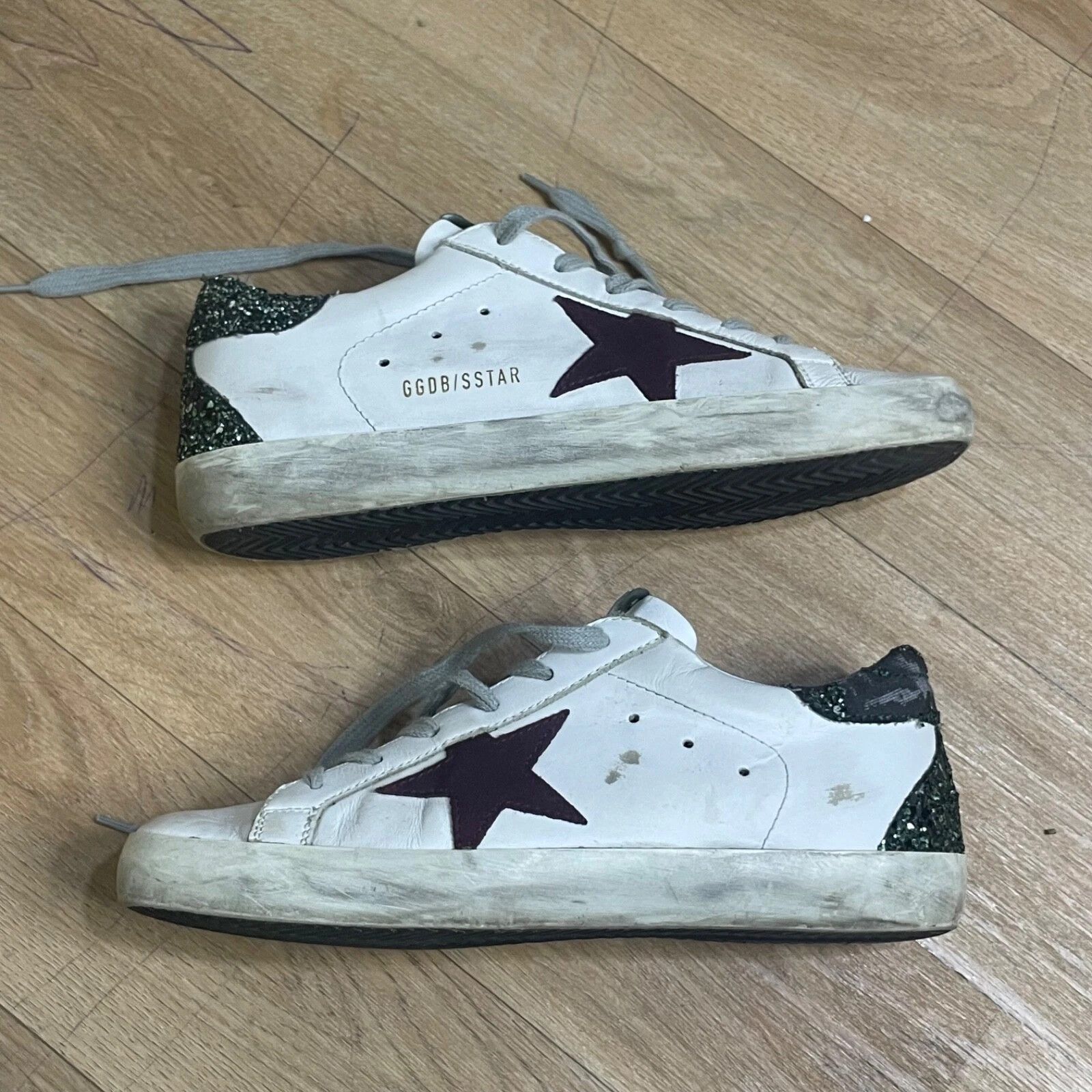 Golden Goose GGDB Golden Goose Sneakers Supersta low top womens white Size US 8 / IT 38 - 3 Thumbnail