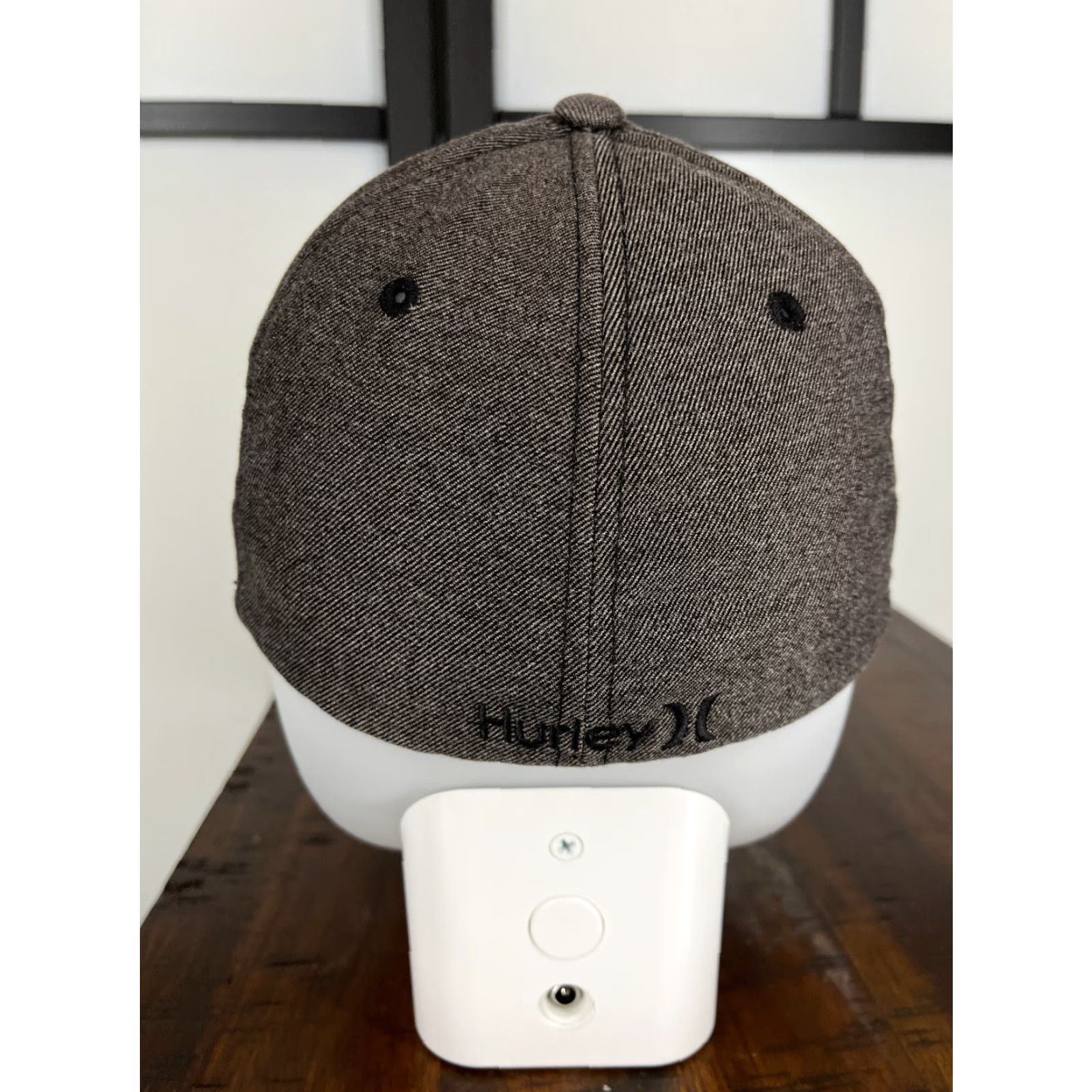 Hurley Hurley Hat Cap Fitted Adult Medium Gray Embroidered Flexfit Skate Rayon Blend Casual Baseball Cap Mens Size ONE SIZE - 6 Thumbnail