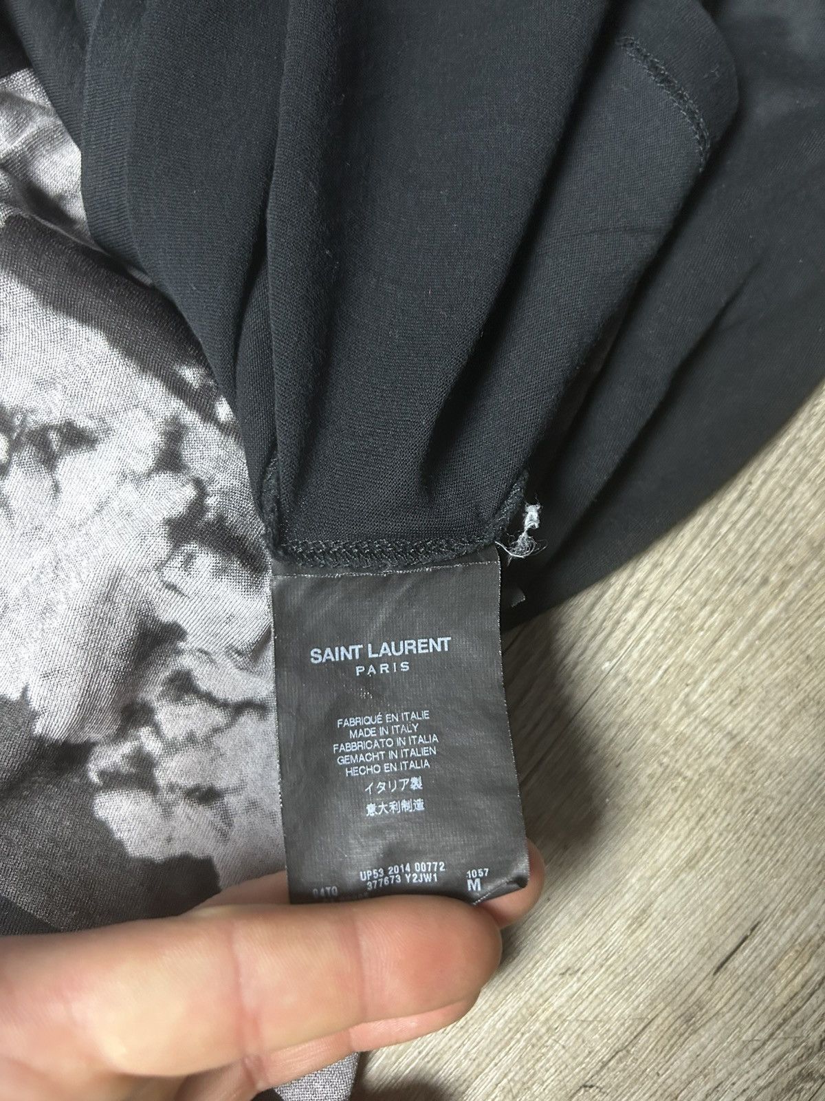 Saint Laurent Paris Saint Laurent Paris x Bruce Connor Bomb head 2015 spring tee Size US M / EU 48-50 / 2 - 5 Thumbnail