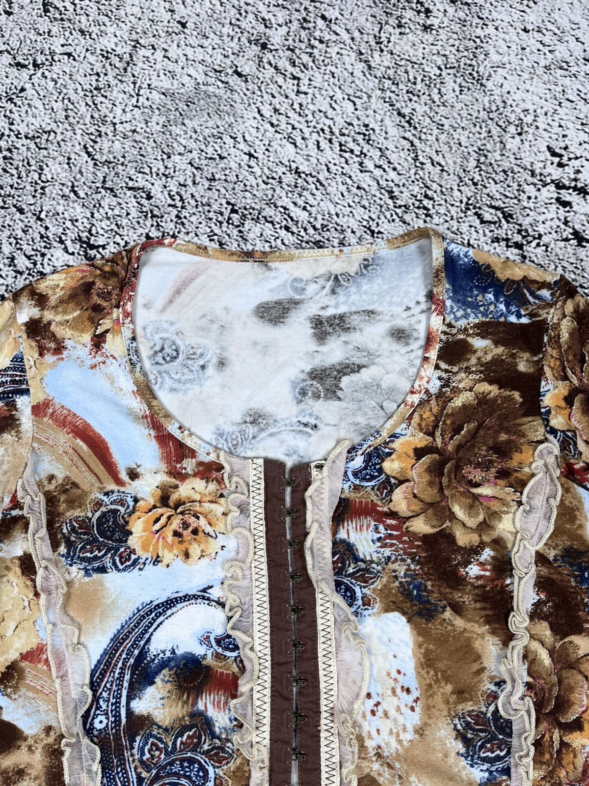 Japanese Brand Vintage Floral Longsleeve Light Cardigan Printed Art Size S / US 4 / IT 40 - 6 Thumbnail