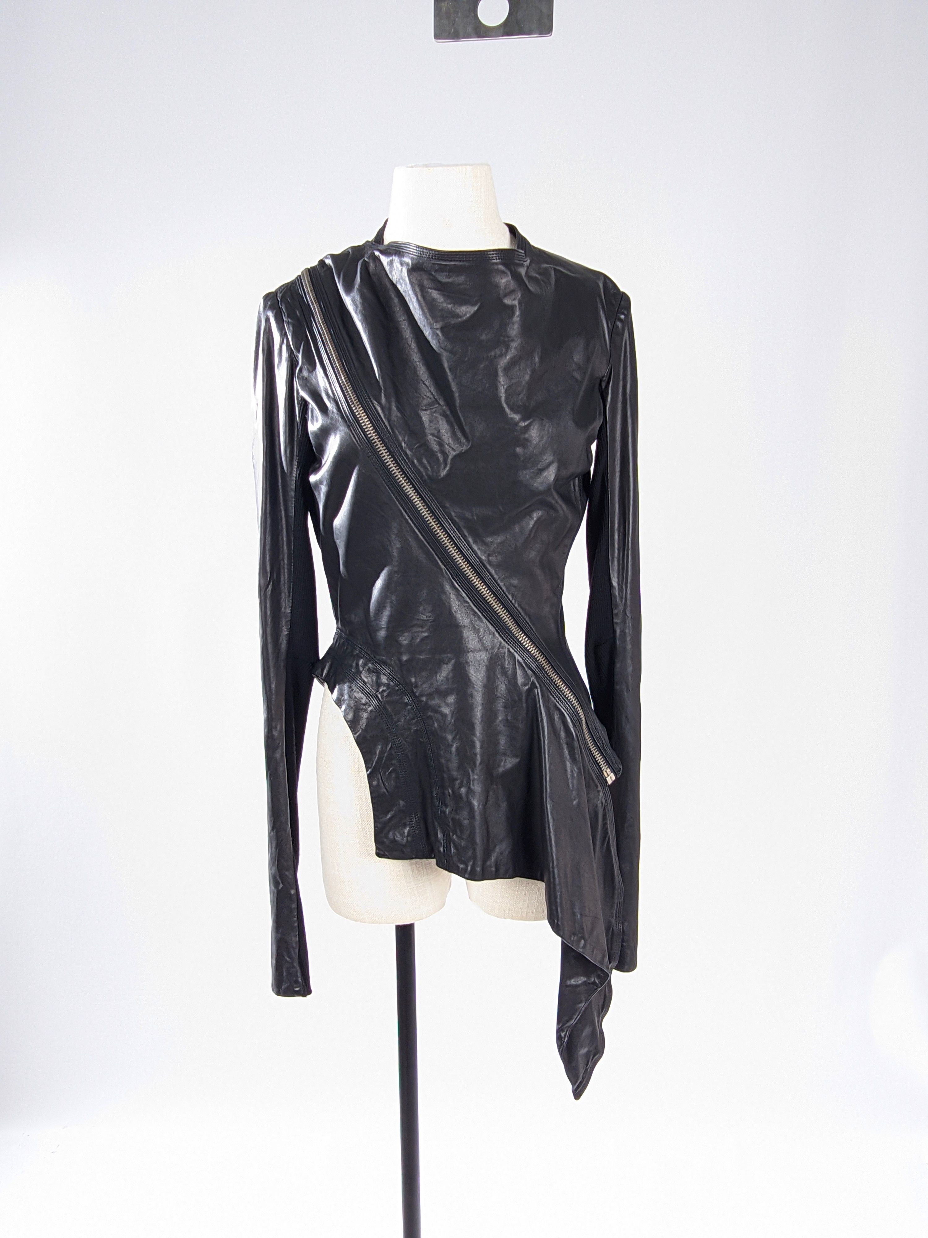 Rick Owens Rick Owens leather jacket Size M / US 6-8 / IT 42-44 - 1 Thumbnail