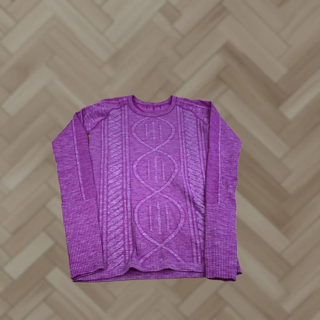 Lululemon Lululemon Rest Less Pullover Top Women M Purple Casual Activewear 13041 Size M / US 6-8 / IT 42-44 - 1 Thumbnail