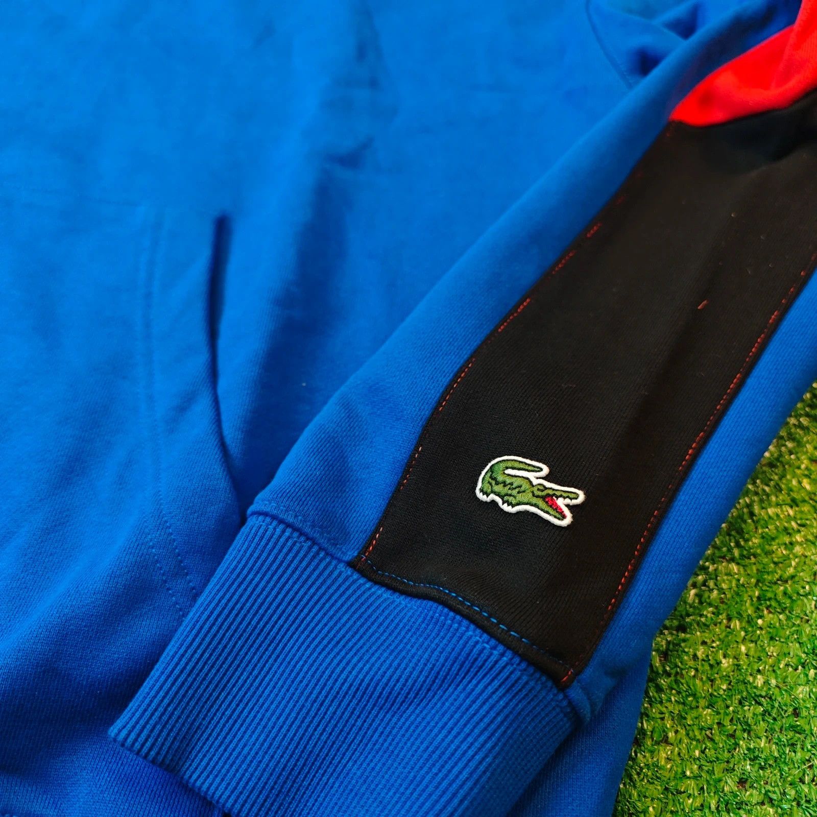 Lacoste Lacoste Polo Sweatshirt blue mens Medium rugby collared Size US M / EU 48-50 / 2 - 3 Thumbnail