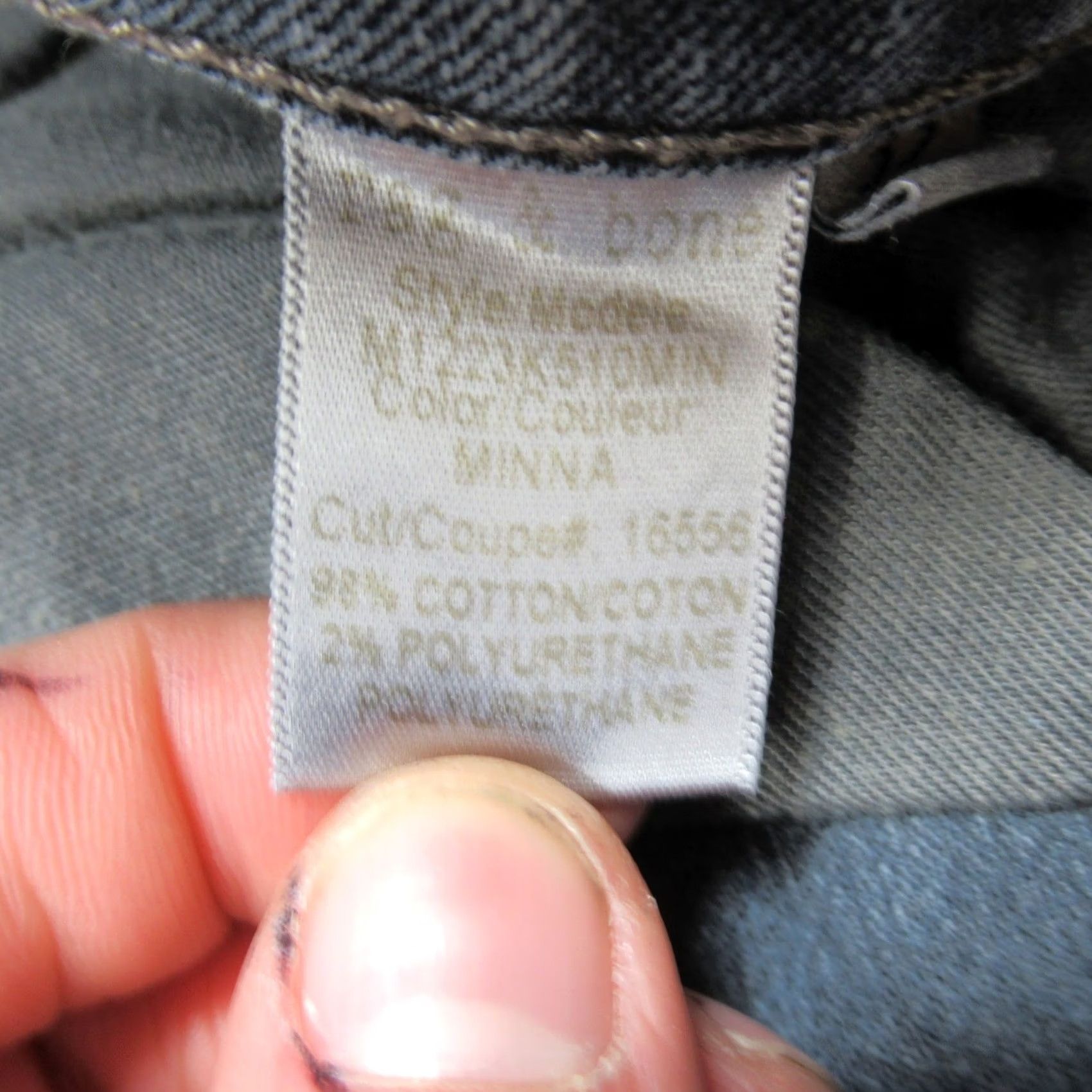 Rag & Bone Rag & Bone Jeans Mens 33x29 Gray Minna Wash Slim Leg 5-Pocket Denim Shirt? Size US 33 - 5 Thumbnail