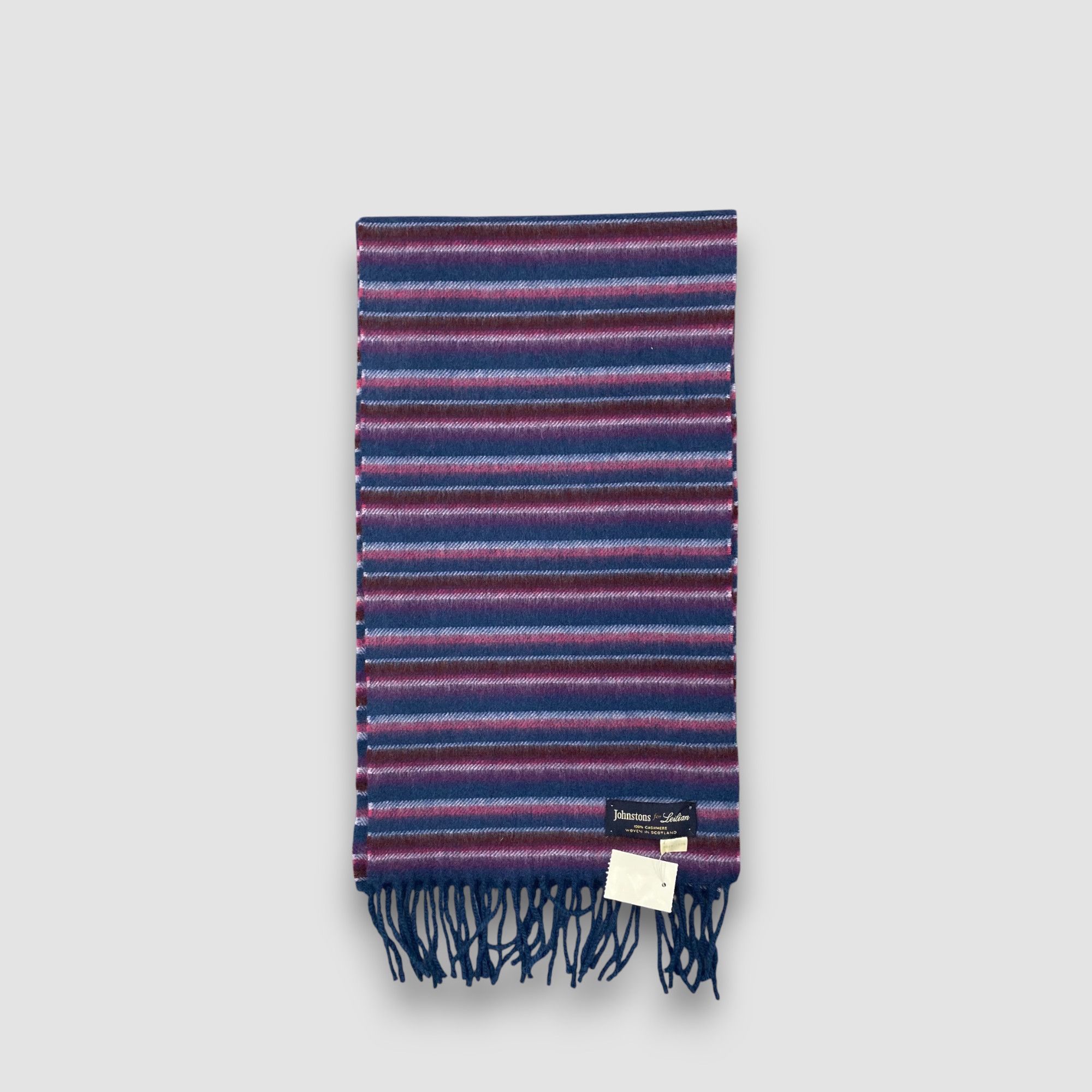 Johnstons Of Elgin Vintage Johnstons for Leilian Scarf Muffler Wool Scarves Size ONE SIZE - 3 Thumbnail