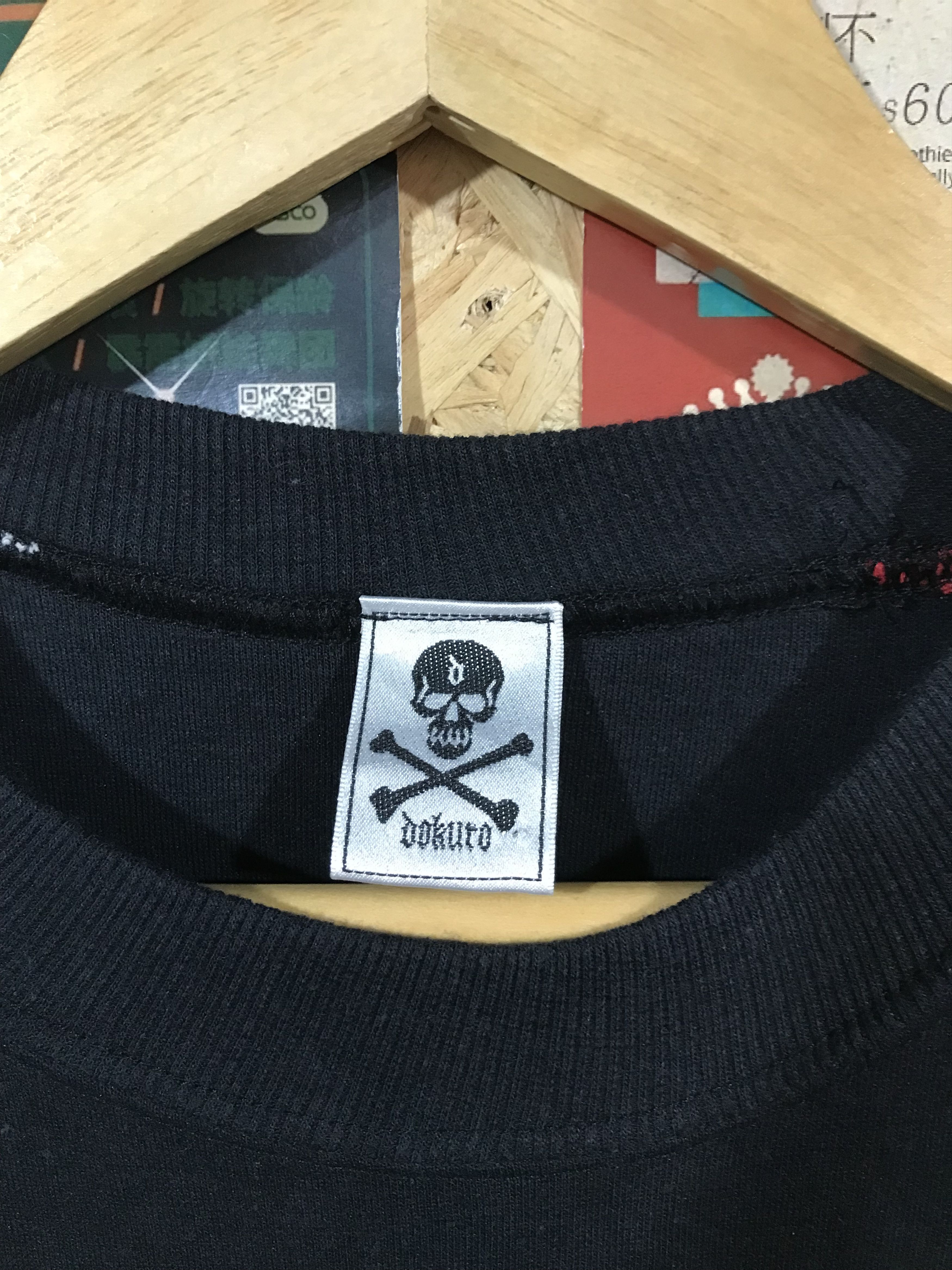 Japanese Brand Dokuro Skeleton Tee Shirt Size US XL / EU 56 / 4 - 3 Thumbnail