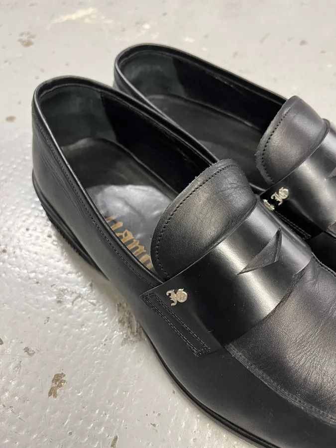 John Galliano John Galliano Ornament Black Leather Loafers Size US 9 / EU 42 - 6 Thumbnail
