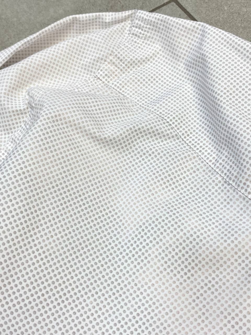 Prada Vintage Prada Polkadot Pattern Buttons Shirt Size US L / EU 52-54 / 3 - 10 Thumbnail