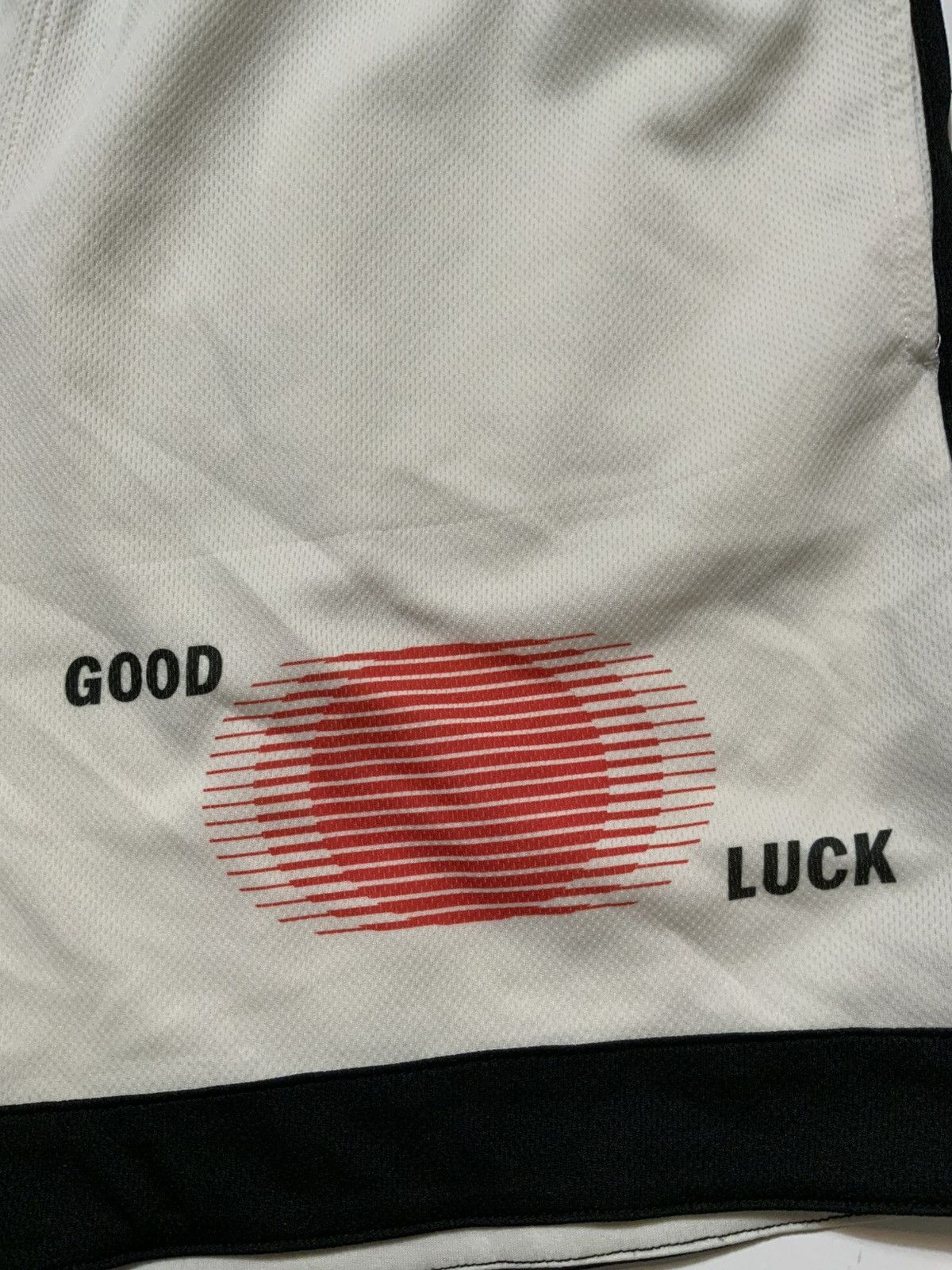 Mr. Saturday Mr. Saturday Good Luck 5” Inseam Vintage White Moto Shorts Size US 32 / EU 48 - 6 Thumbnail