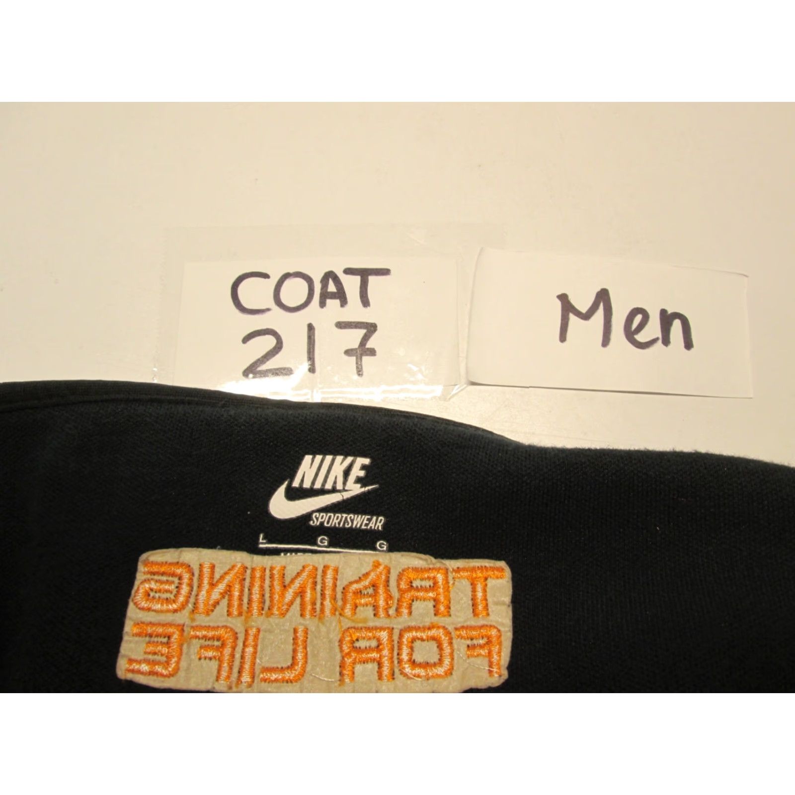 Nike Nike Mens L Track Jacket Black Outerwear Zip Pockets Solid Long Sleeve Jacket Mens Size US L / EU 52-54 / 3 - 7 Thumbnail