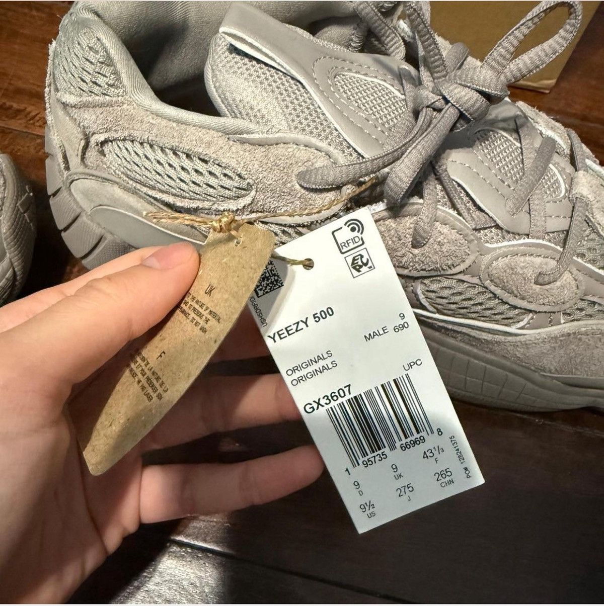 Yeezy YEEZY 500 ASH GREY Size US 9.5 / EU 42-43 - 4 Thumbnail