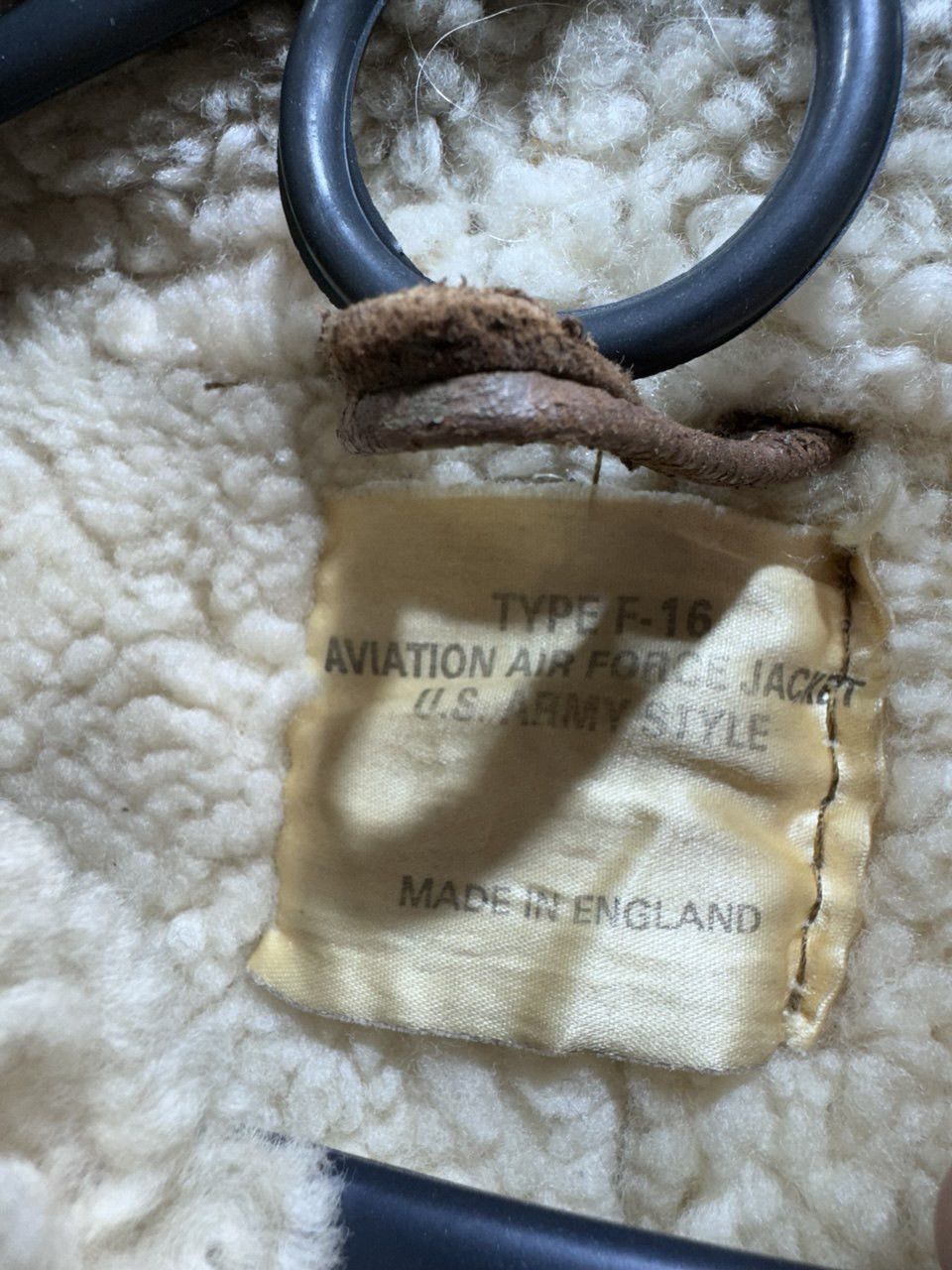 Other F16 Type Aviation Air Force US Army Style Sheepskin Jacket Size US M / EU 48-50 / 2 - 16 Thumbnail