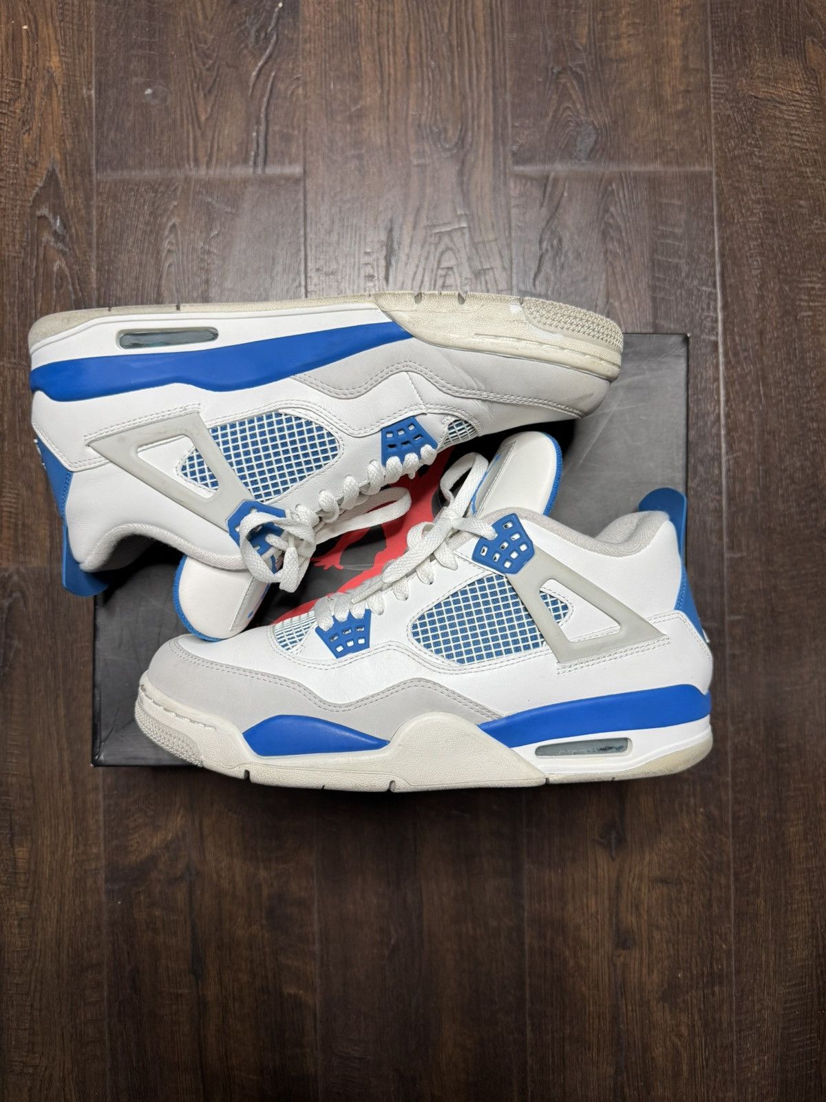 Jordan Brand Jordan 4 Retro Military Blue 2012 size 11 Size US 11 / EU 44 - 1 Thumbnail