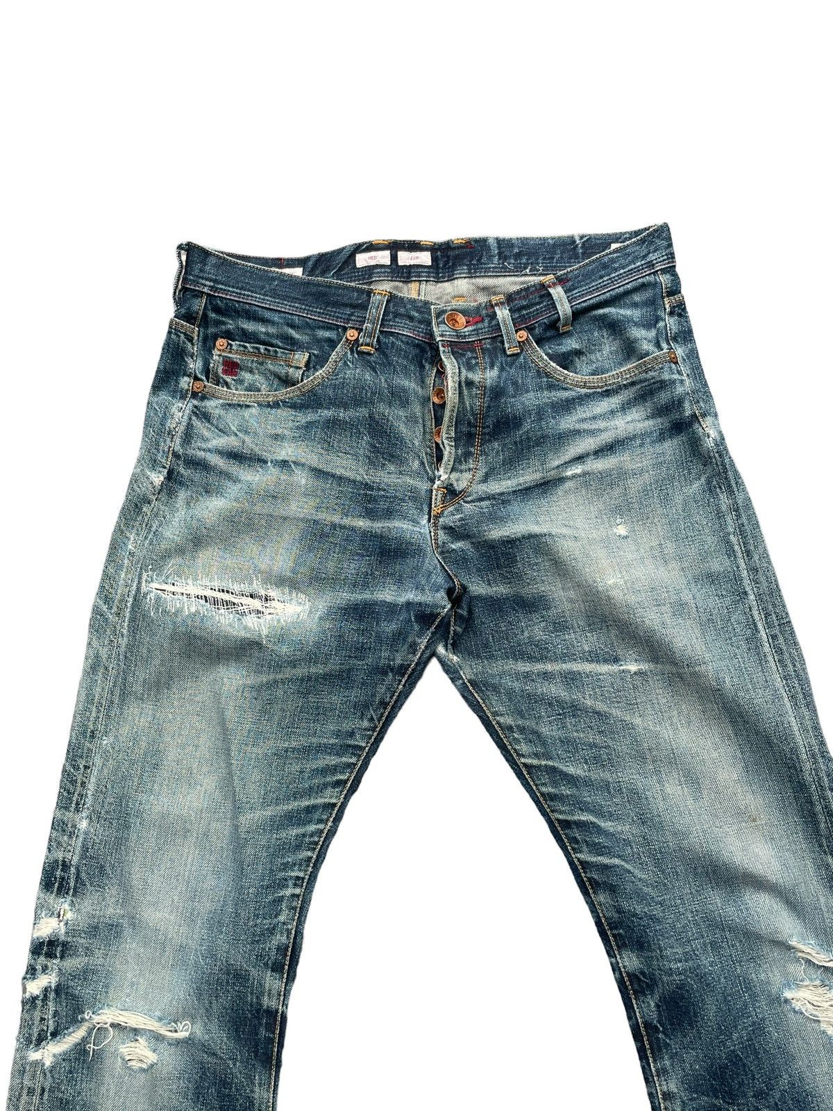 Paul Smith Red Ear Paul Smith Red Ear Faded Distresed Denim Size US 32 / EU 48 - 6 Thumbnail