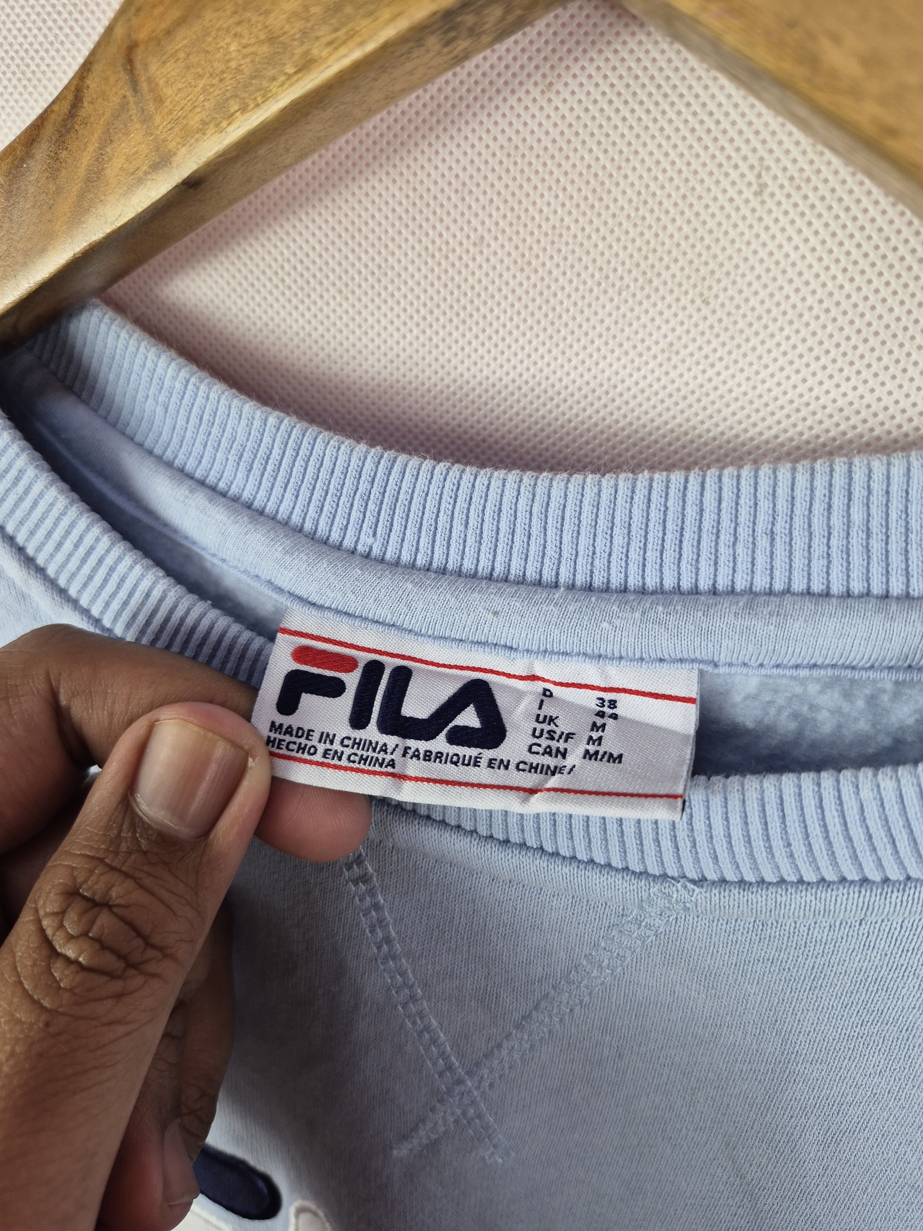 Fila 🔥 Fila Big Logo Spellout Sweatshirt Size US M / EU 48-50 / 2 - 8 Thumbnail