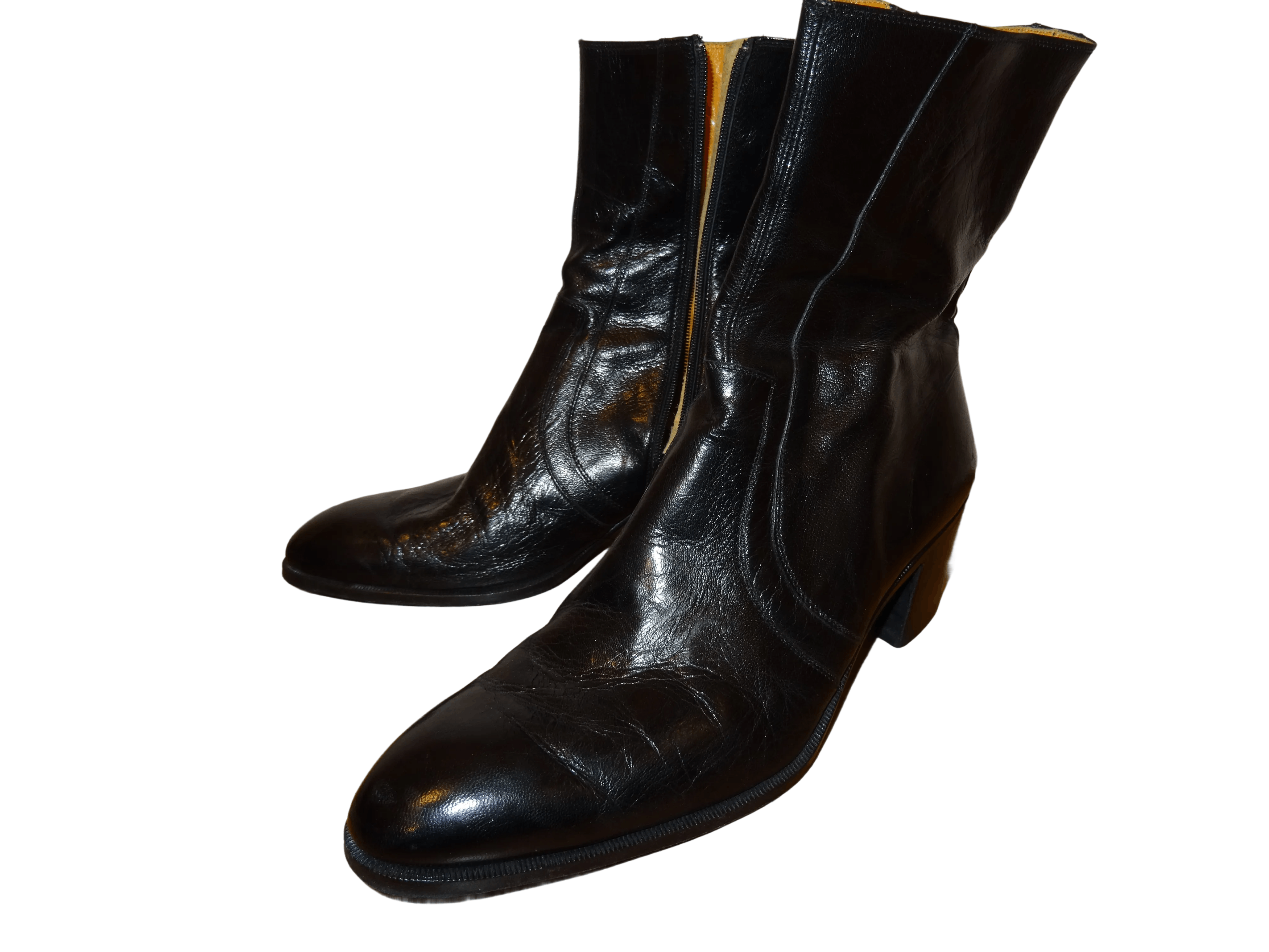 Other Title: Vintage Italian Leather Zip Boots Size US 11.5 / EU 44-45 - 1 Thumbnail