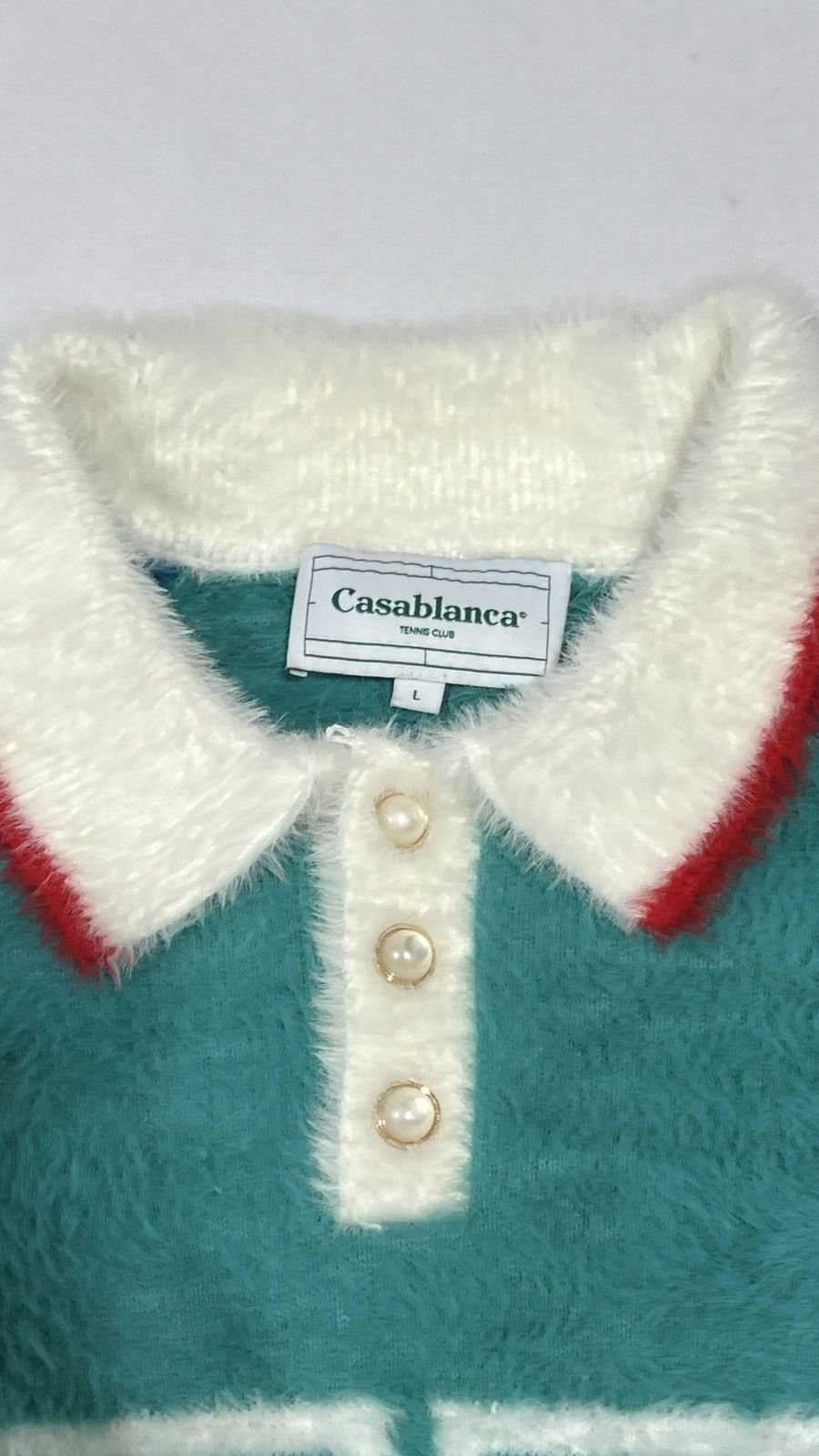 Casablanca Casablanca Sport Fluffy Polo Top Size US L / EU 52-54 / 3 - 3 Thumbnail