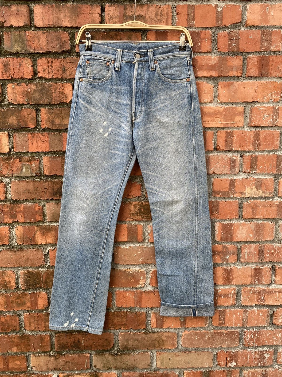 Levi's × Levi's Vintage Clothing × Vintage W29x29 Vintage LVC levis 501 redline big E Size US 29 - 1 Thumbnail