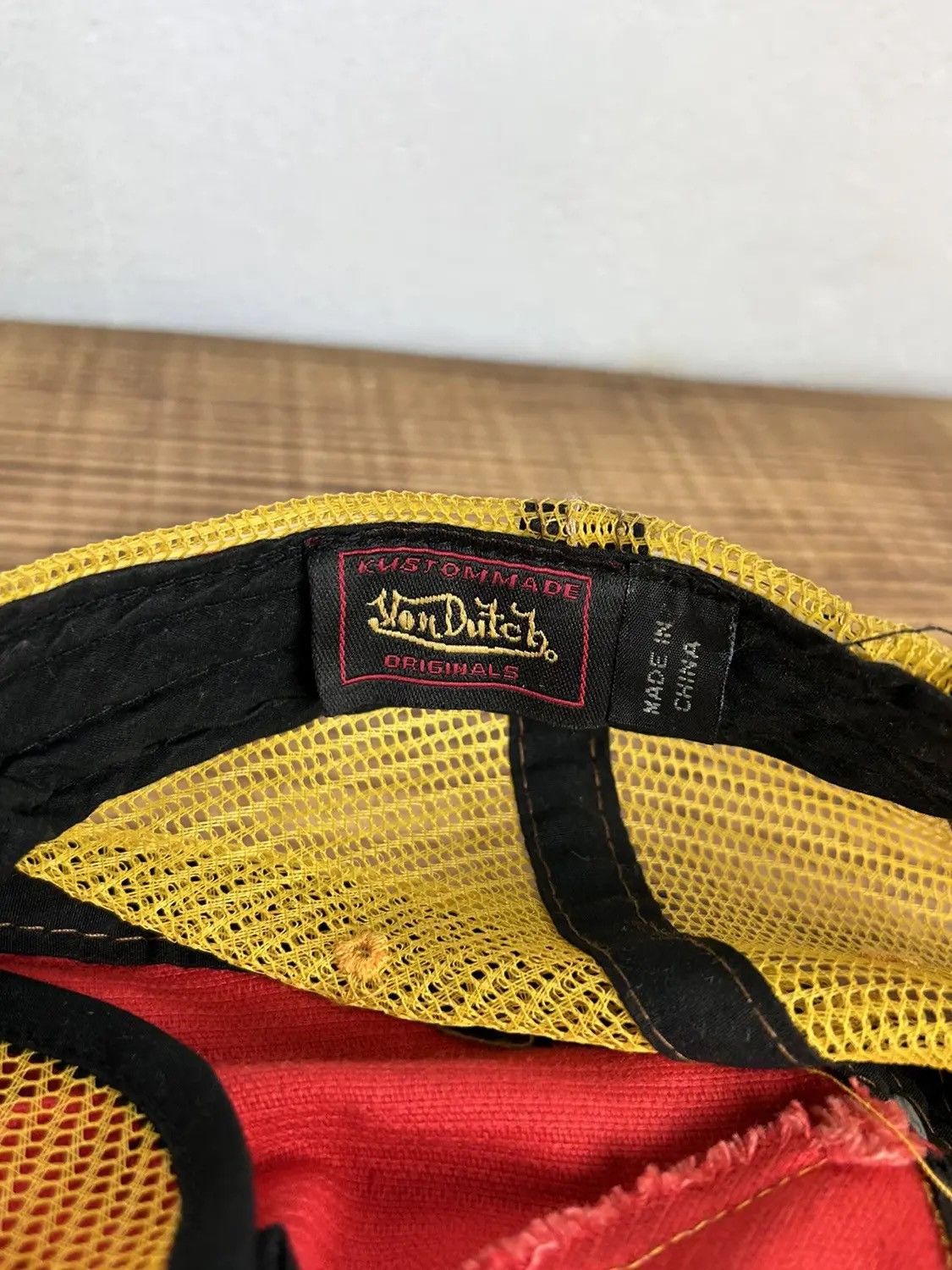 Ed Hardy Vintage Von Dutch By Christian Audigier Velvet Trucker Cap Size ONE SIZE - 8 Thumbnail